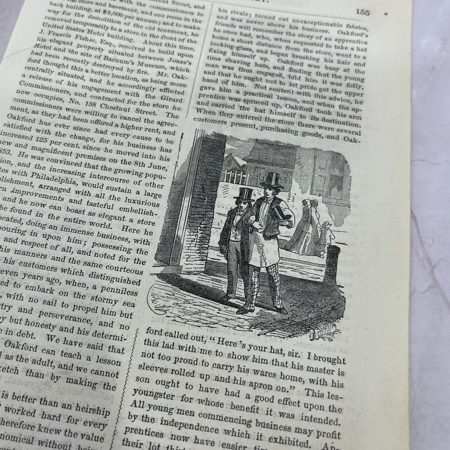 1857 Original Article A Career In Industry - Hats and Hatting Hat Making D19
