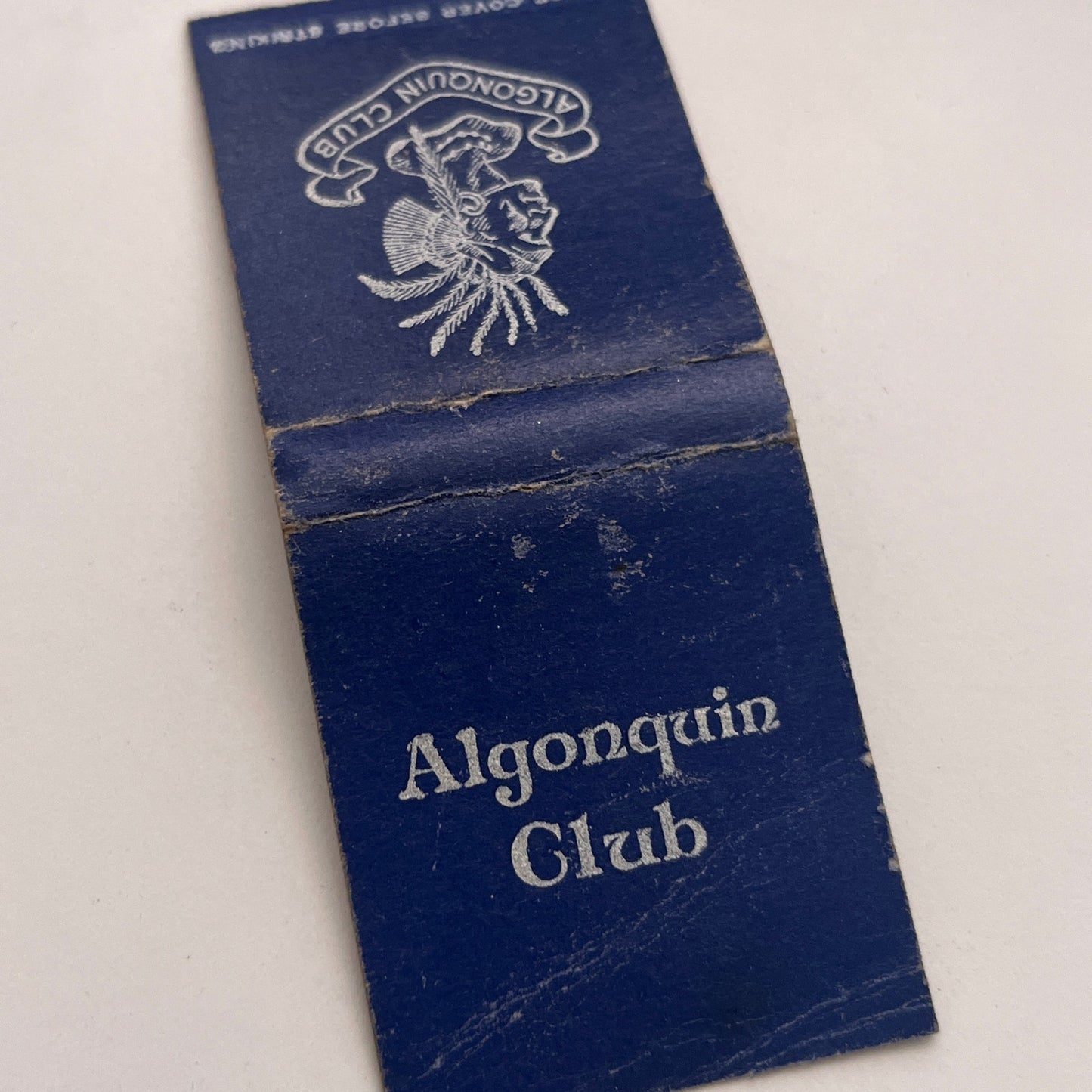Algonquin Club Vintage Matchbook Cover MM2-7
