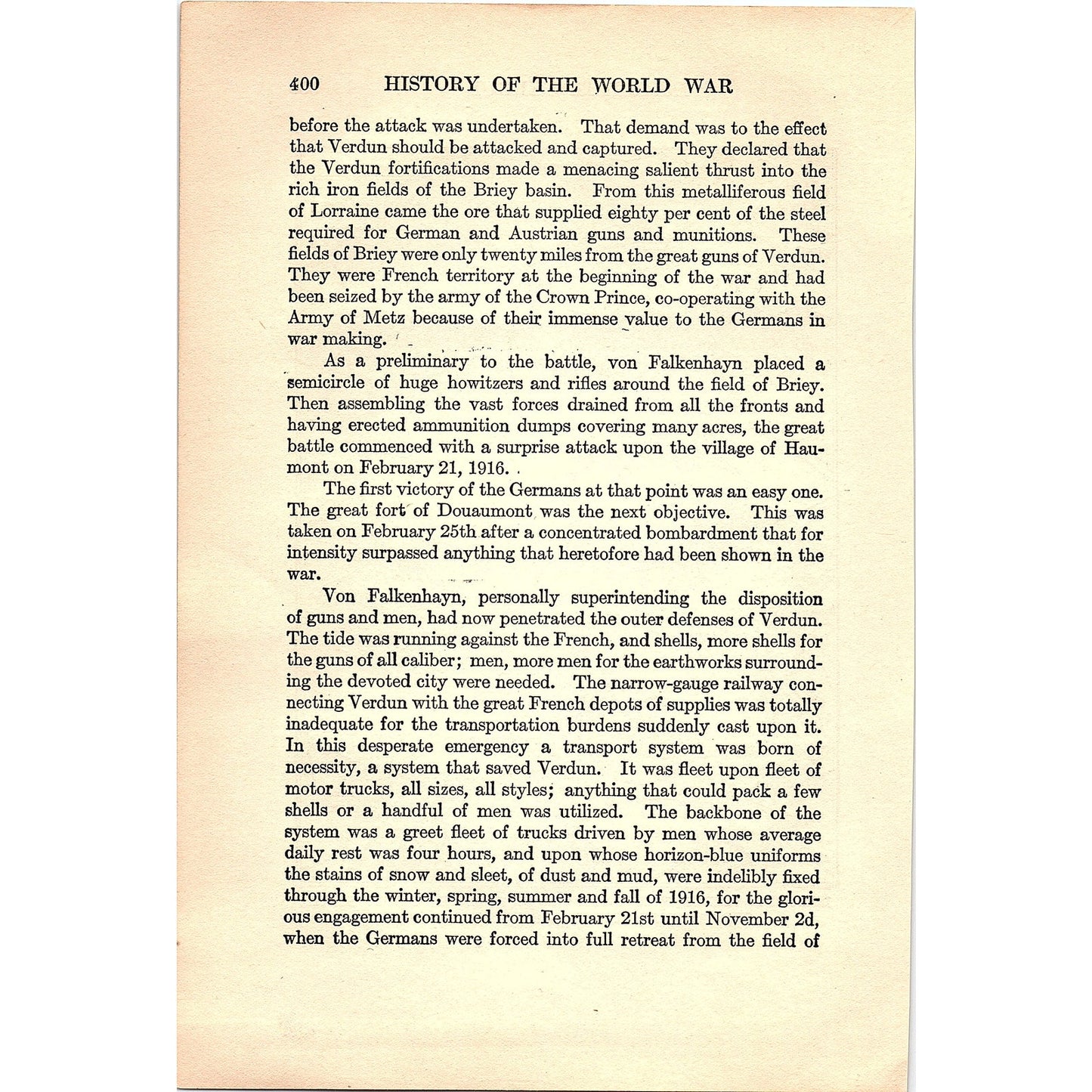 The Immortal Verdun Where The French Held The Germans 1919 WWI Map Print AF9-16