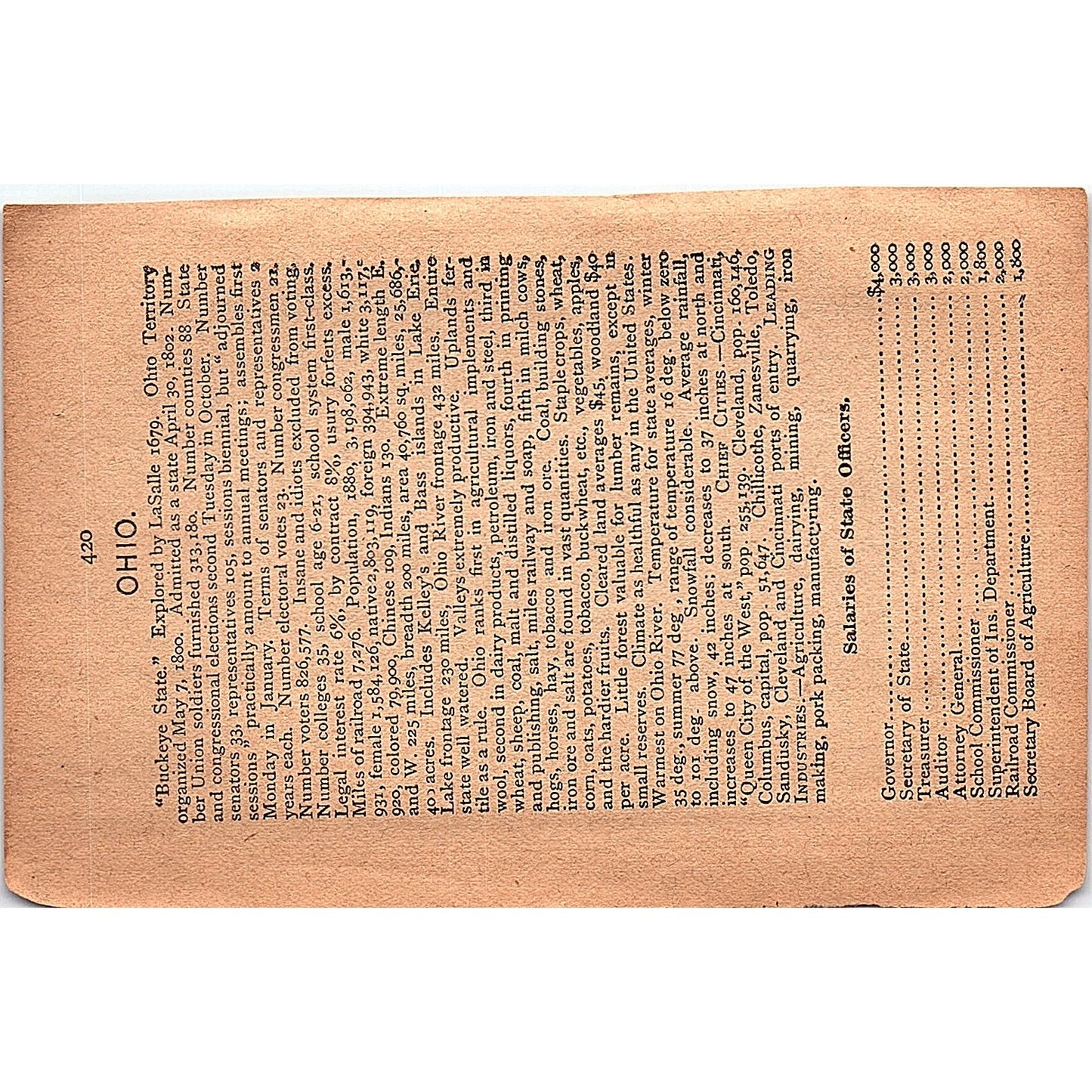 Antique 1889 Map of New York 1889 Pocket Map Engraving SAG4-H3