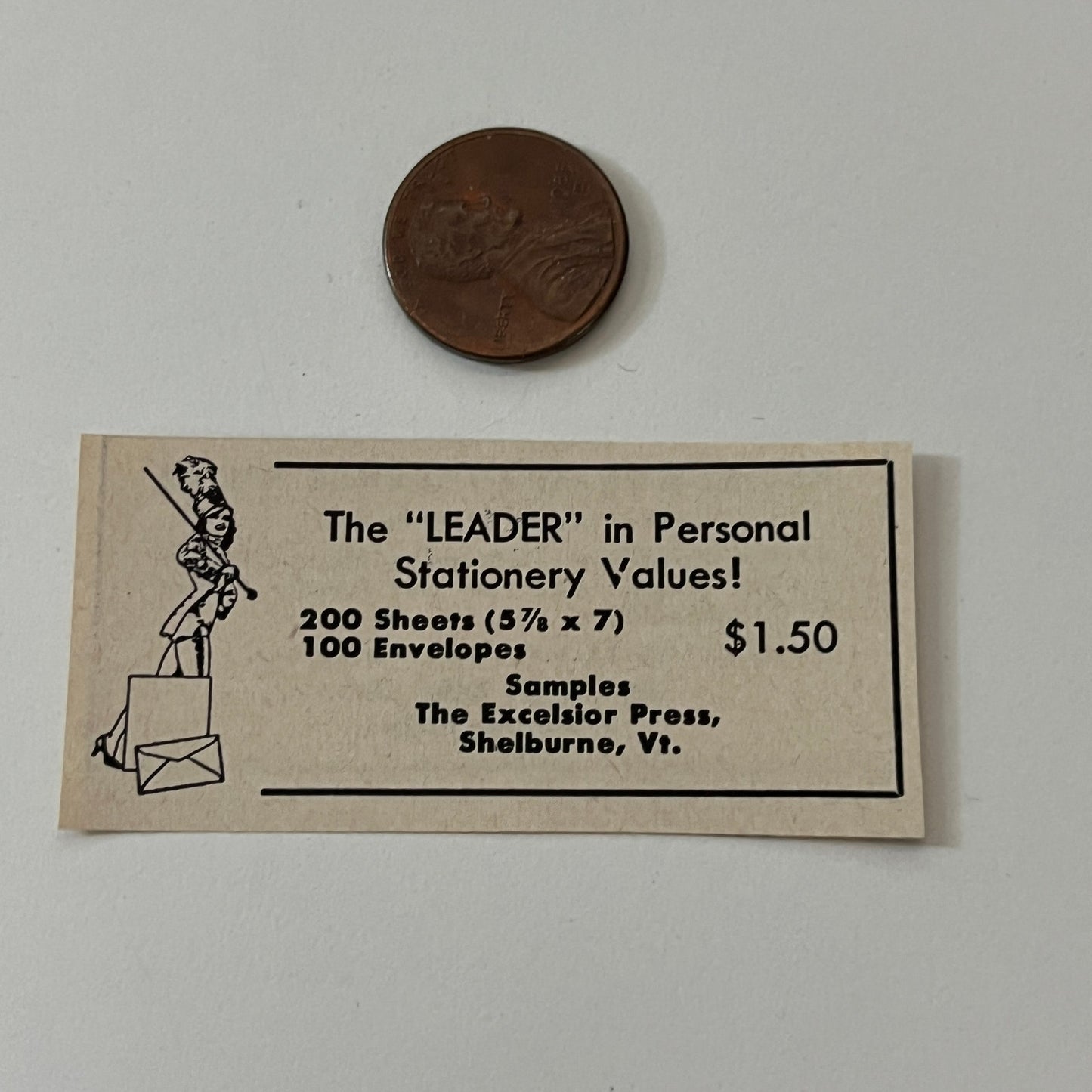 The Excelsior Press Shelburne VT 1952 Yankee Magazine Ad SAG5-S1