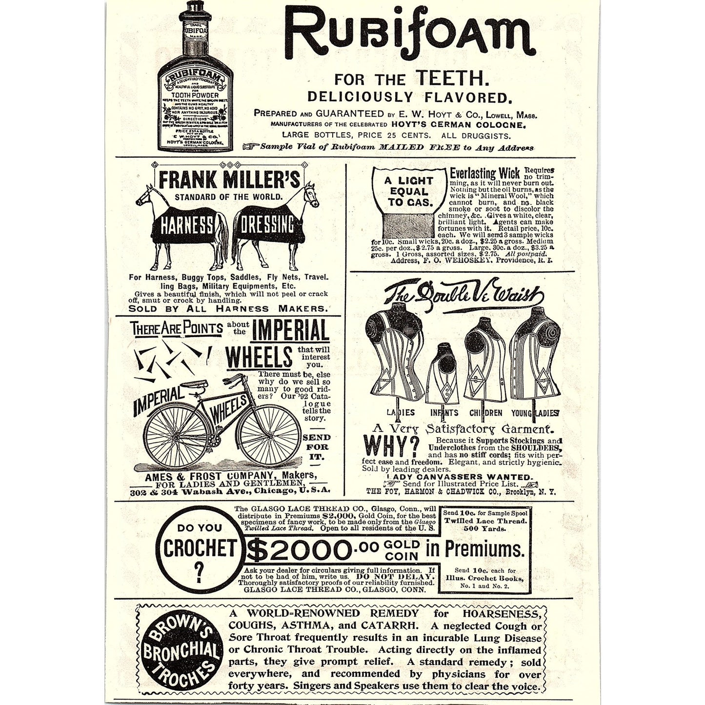 Ponderosa Tomatoes Seeds Peter Henderson & Co NY 1892 Ad AG2-8