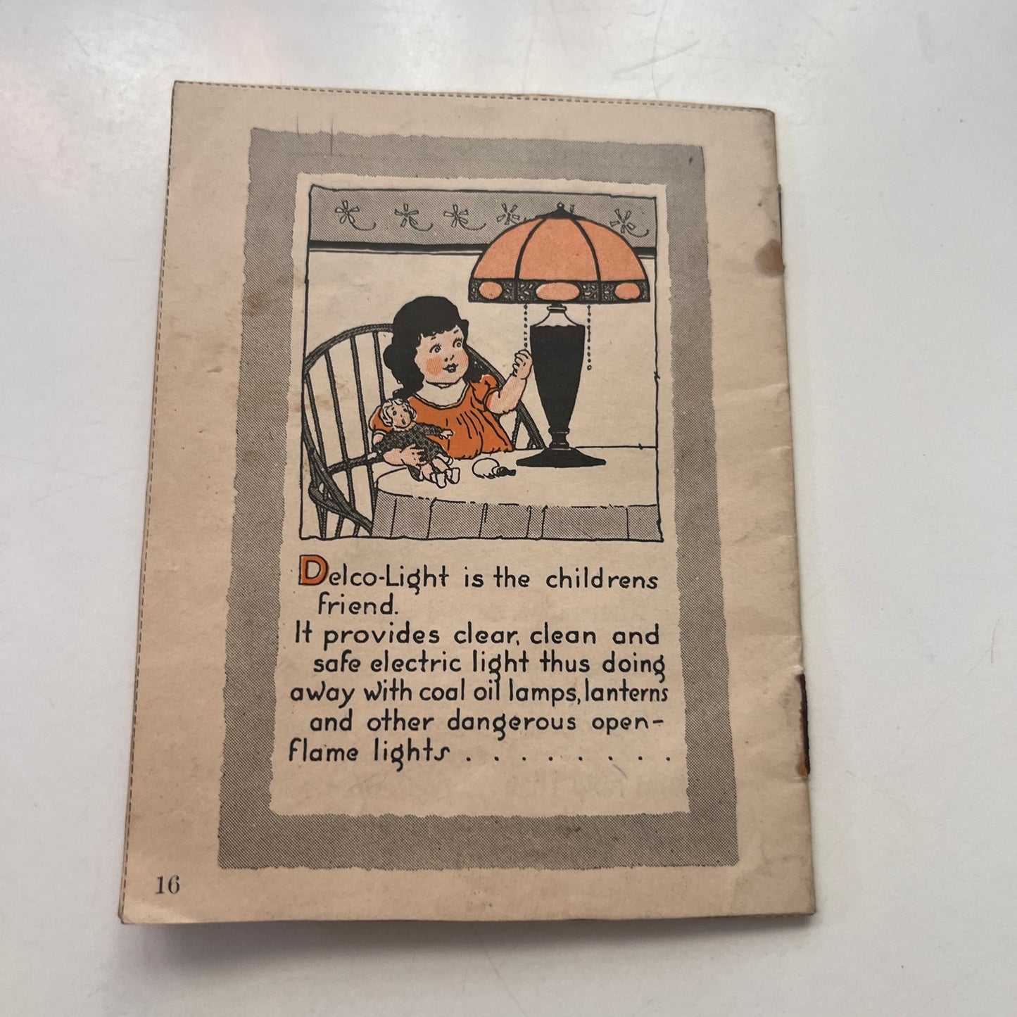 c1920 Delco-Light Nursery Rhymes by E.L.C. Mini Advertising Booklet AJ4-M8