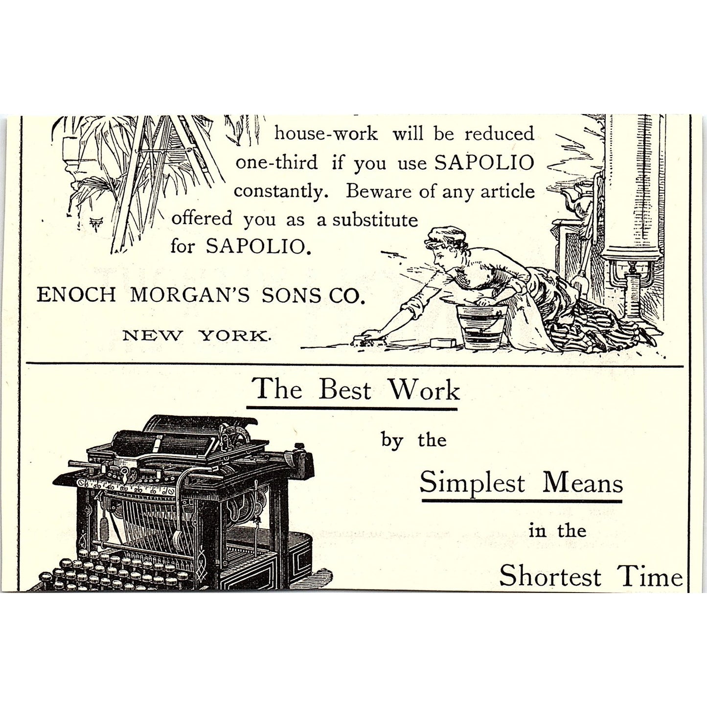 French Without a Master William Jennings Demorest NY 1892 Ad AG2-H5