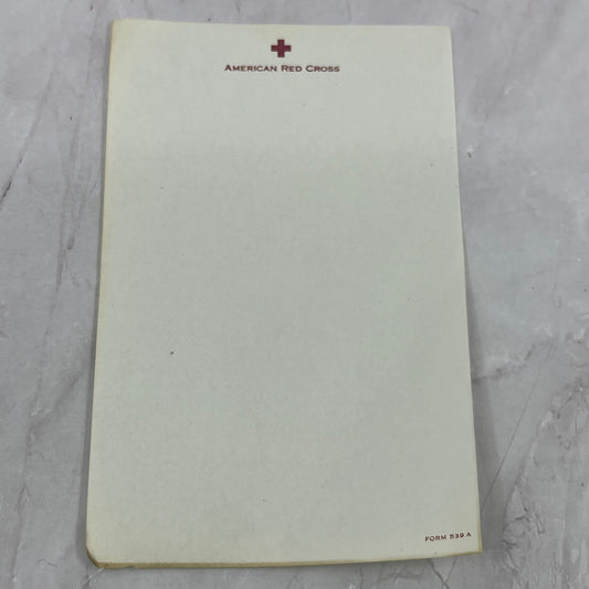 c1945 WWII American Red Cross Letterhead Blank Form 539-A TB8-OD