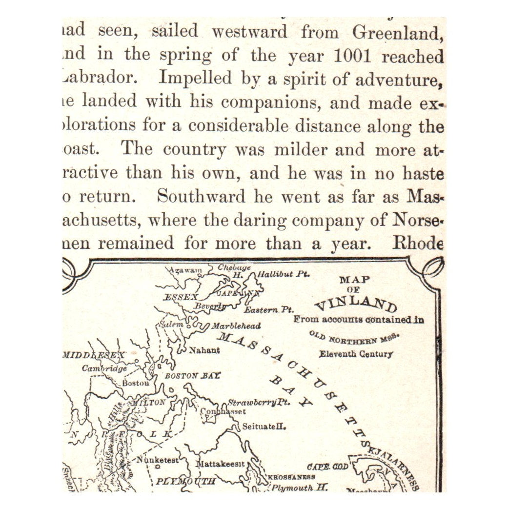 Norse Sea-King of the Eleventh Century 1911 Engraving Print AF5-M1