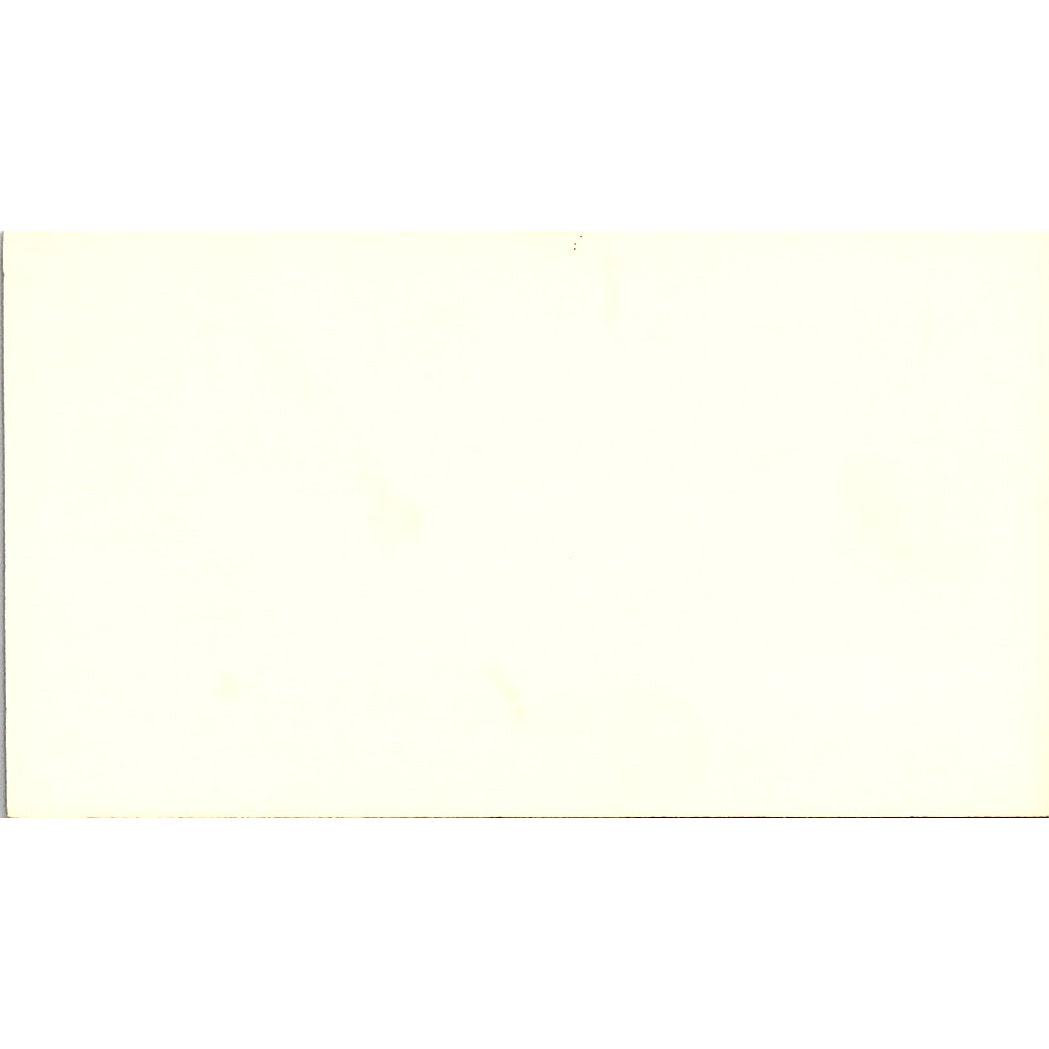 Bill Fu Custom Tailors Houston Vintage Business Card SC9-B5