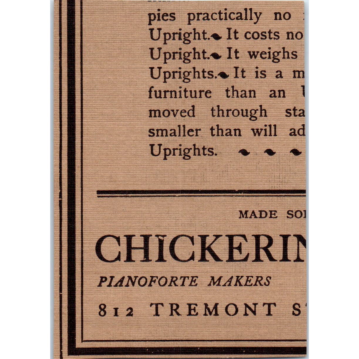 Lakewood Fall Resort New Jersey C.M. Burt c1905 Victorian Ad AE9-MA7