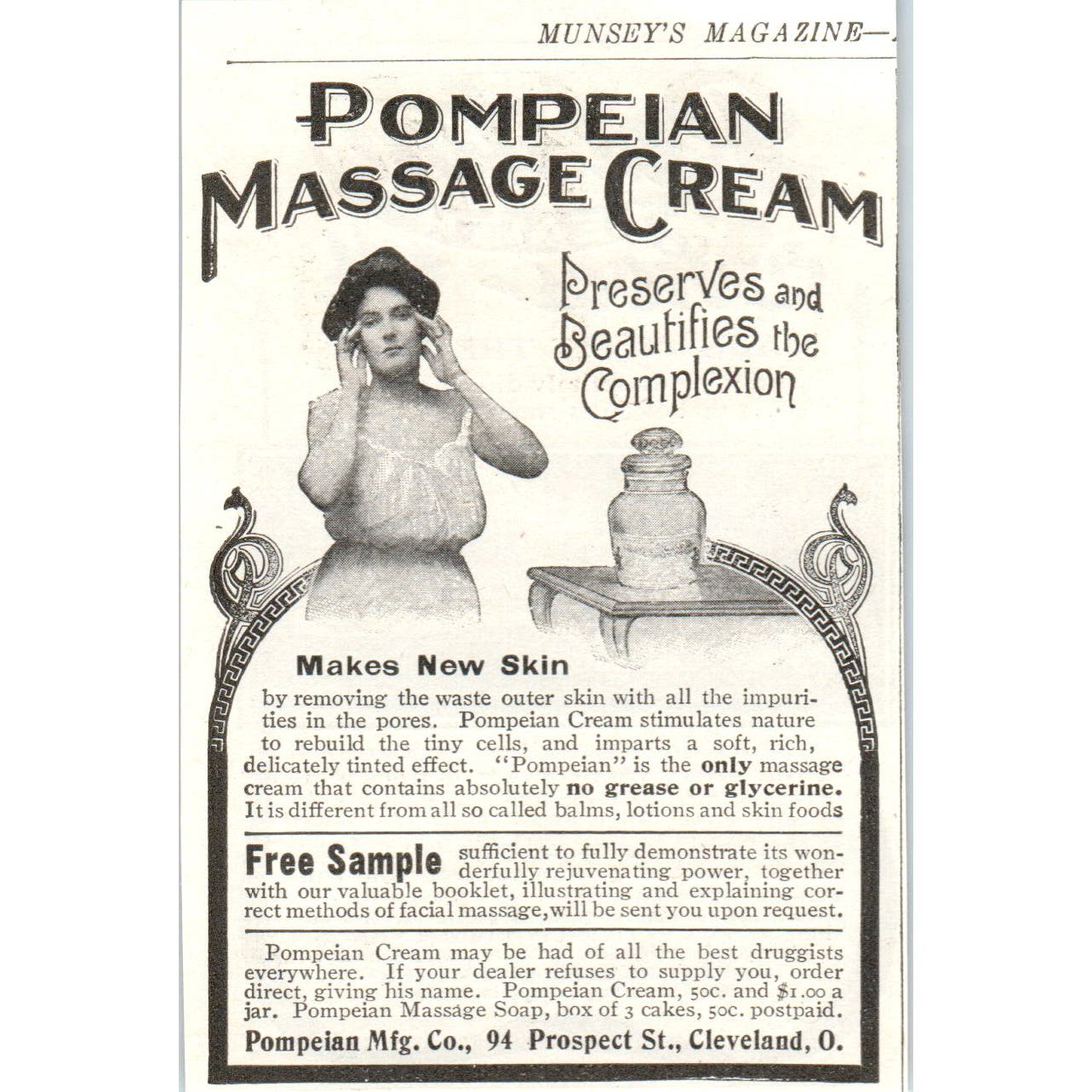 Ralston Health Shoes Campello MA c1905 Original Magazine Advertisement AE7-A3