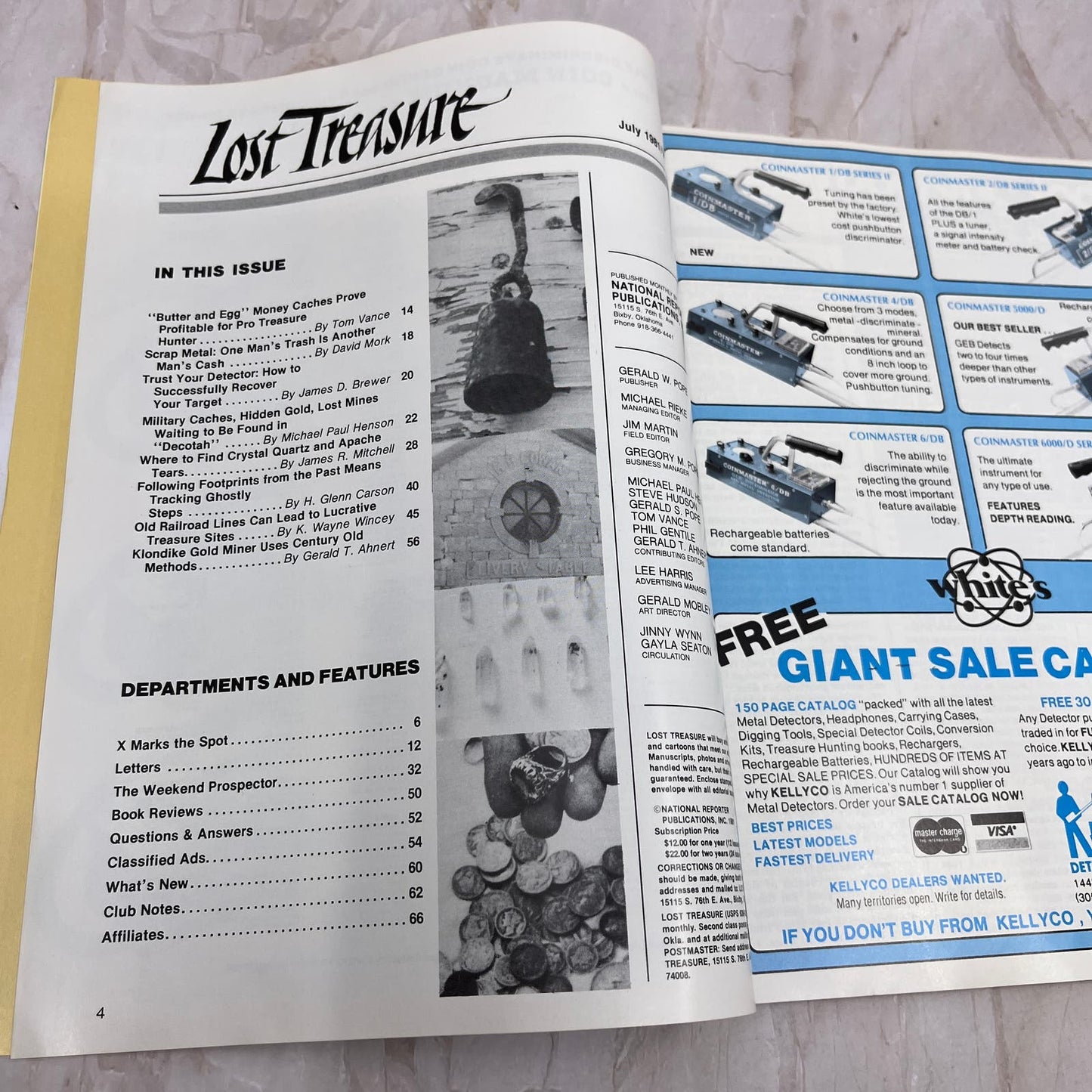 1981 July - Lost Treasure Magazine - Treasure Hunting Gold Prospecting M15