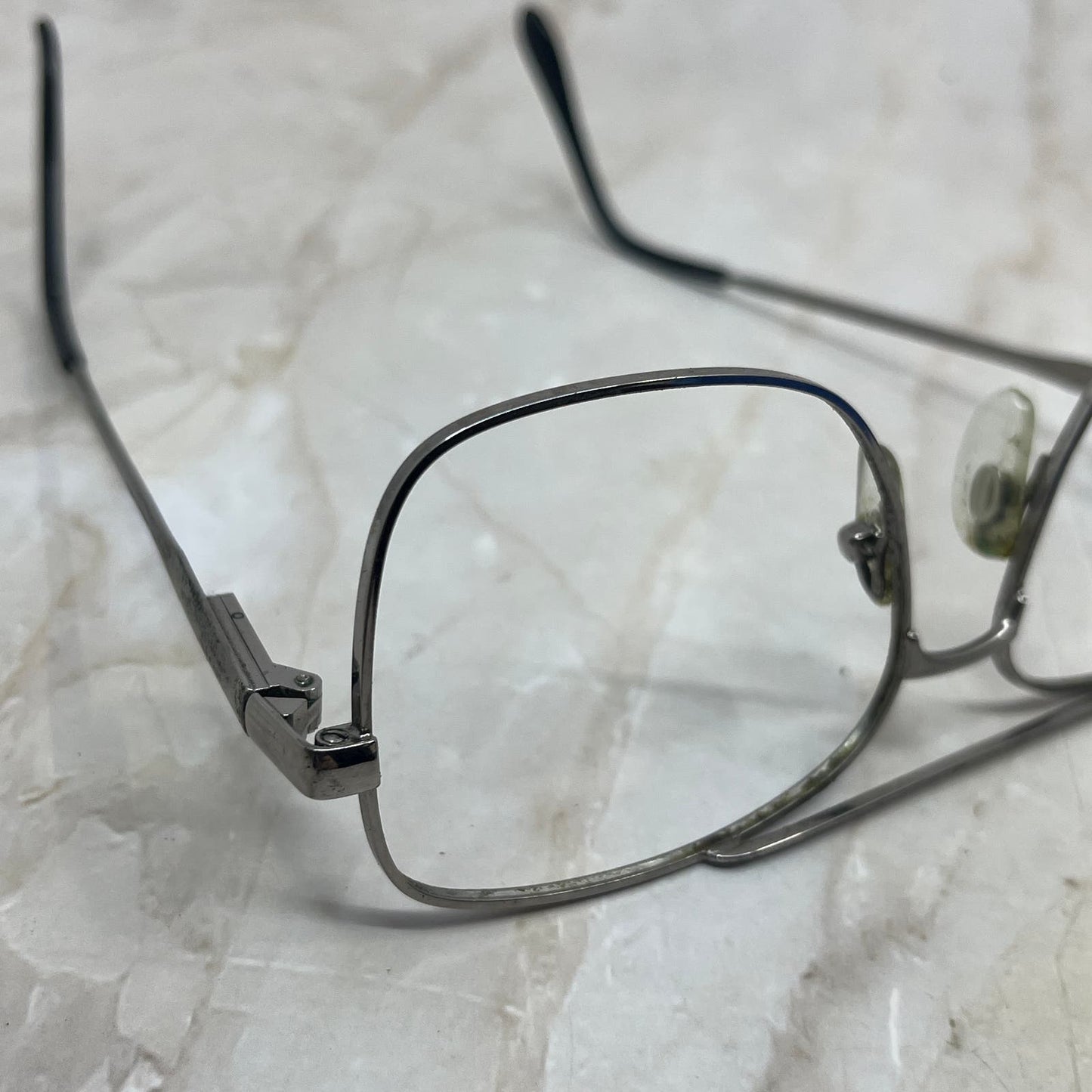 Retro Men’s Silver Tone Aviator Sunglasses Eyeglasses Frames TD7-G5-3