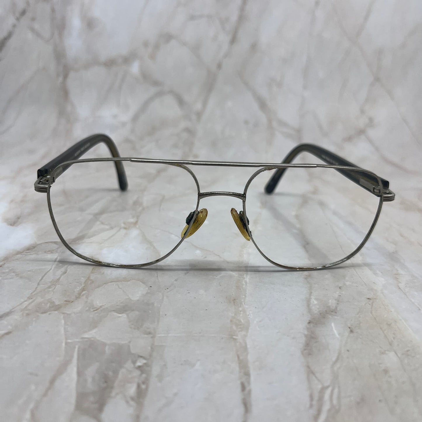 Retro Modern Times Anchor Matte Black Aviator Sunglasses Eyeglasses TD7-G6-4