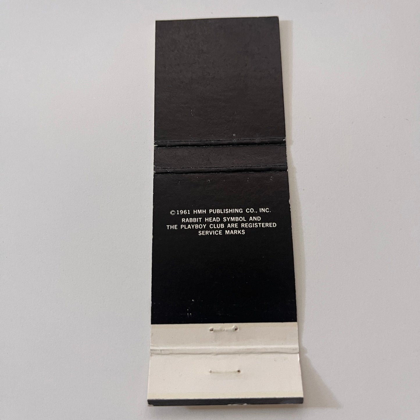 The Playboy Club 1961 Vintage Matchbook Cover TB6-MB2-1