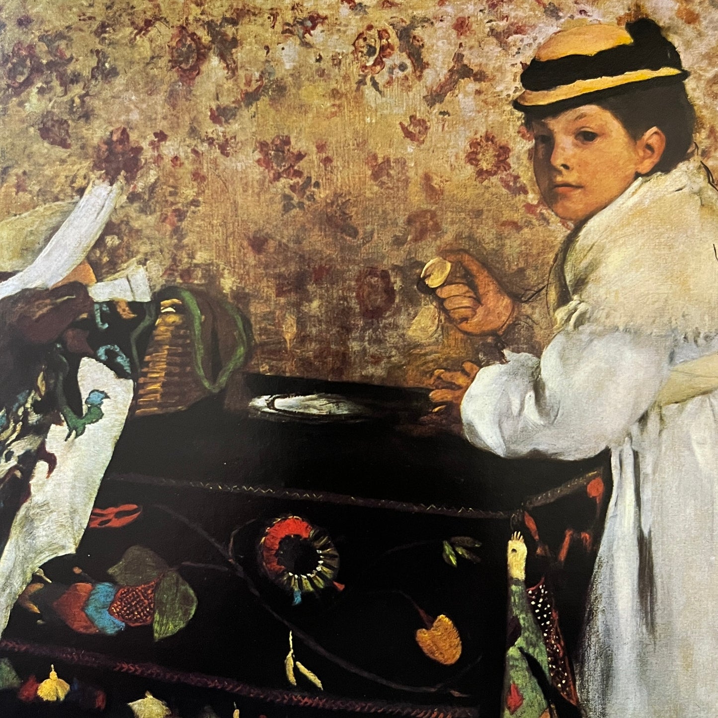 Portrait of Hortense Valpinçon - Edgar Degas Vintage Art Print 9x12 V5