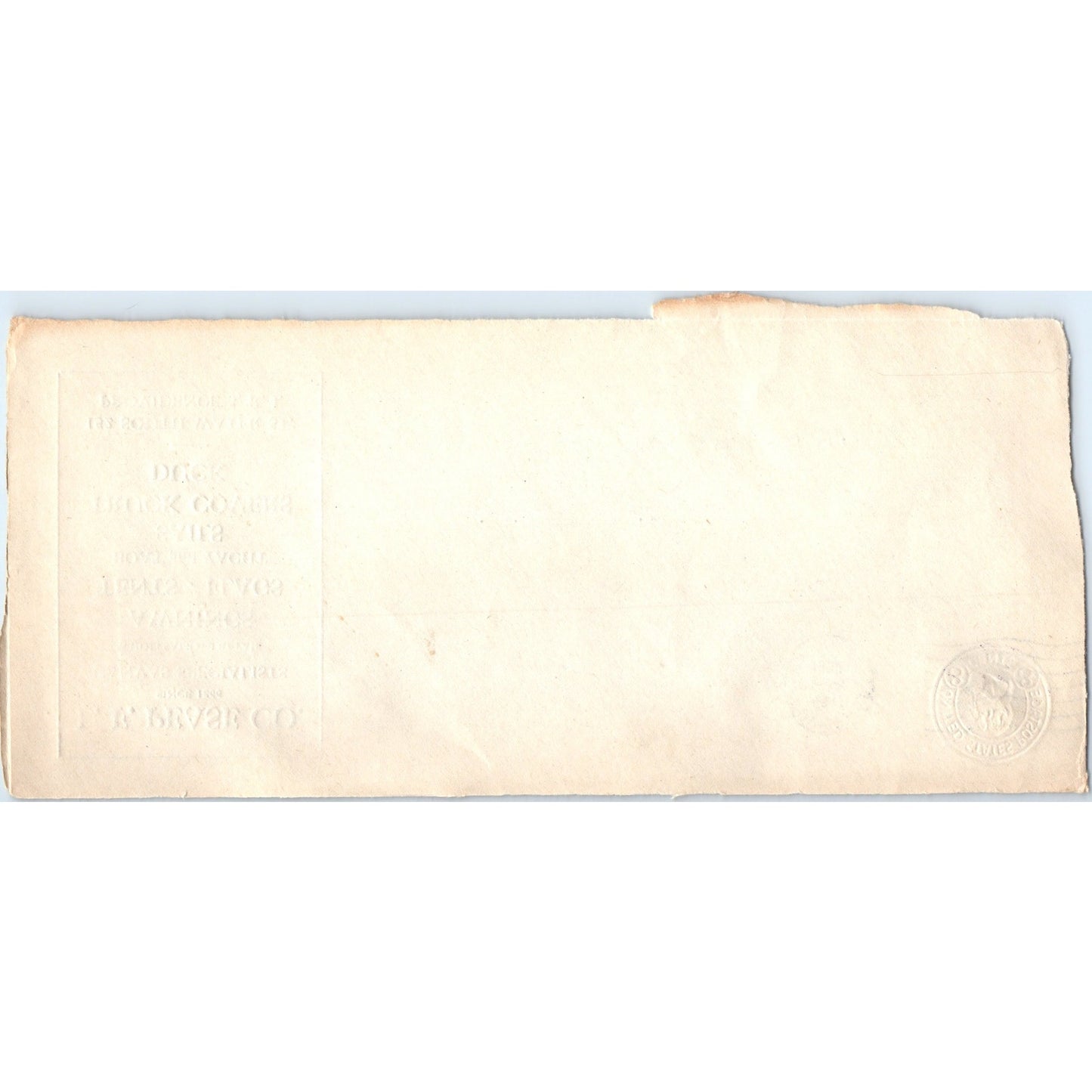 1950 L.F. Pease Co Canvas Specialists Providence RI Postal Cover Envelope TH9-L2