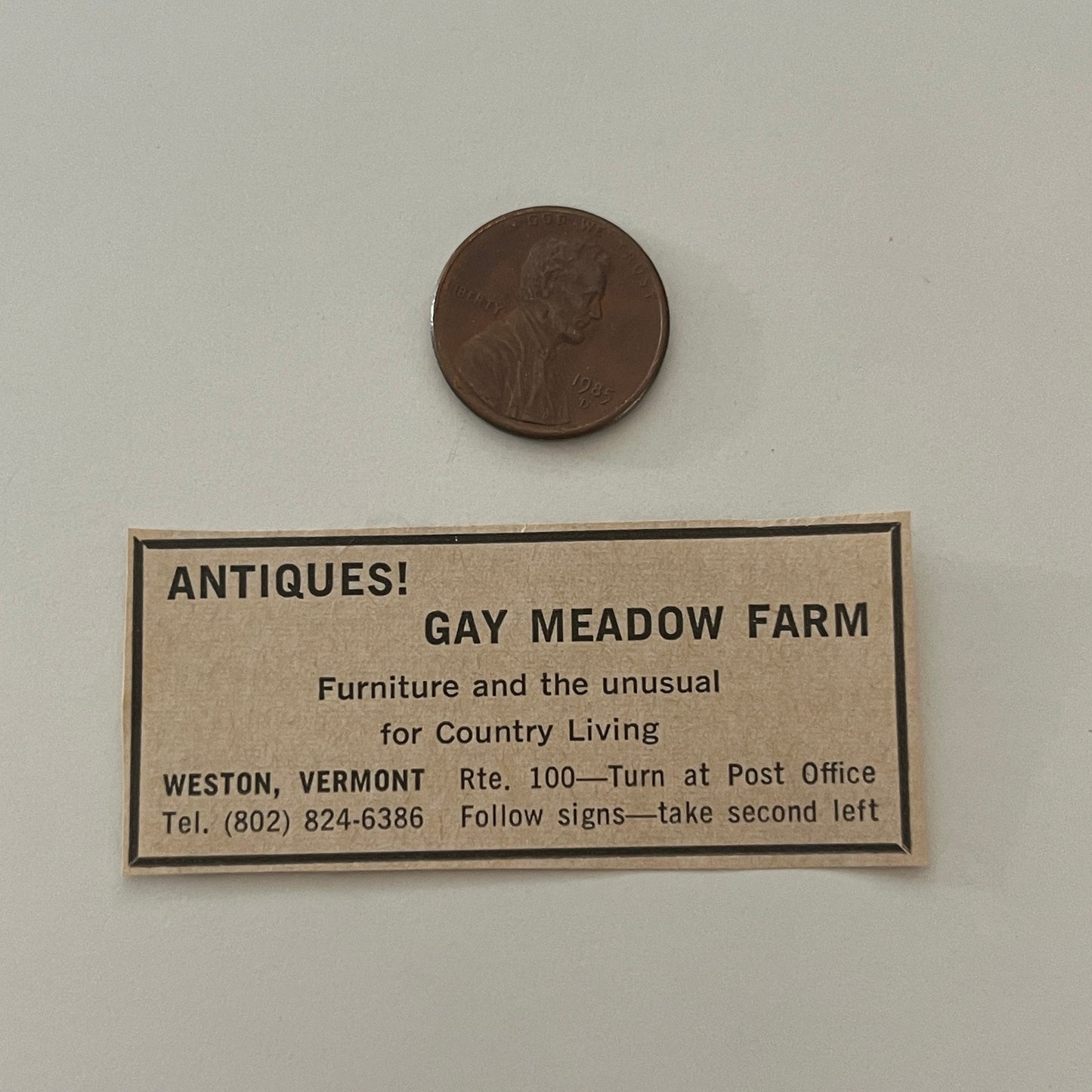 Gay Meadow Farm The Unusual Country Living Weston VT 1971 Magazine Ad SAG4-S18