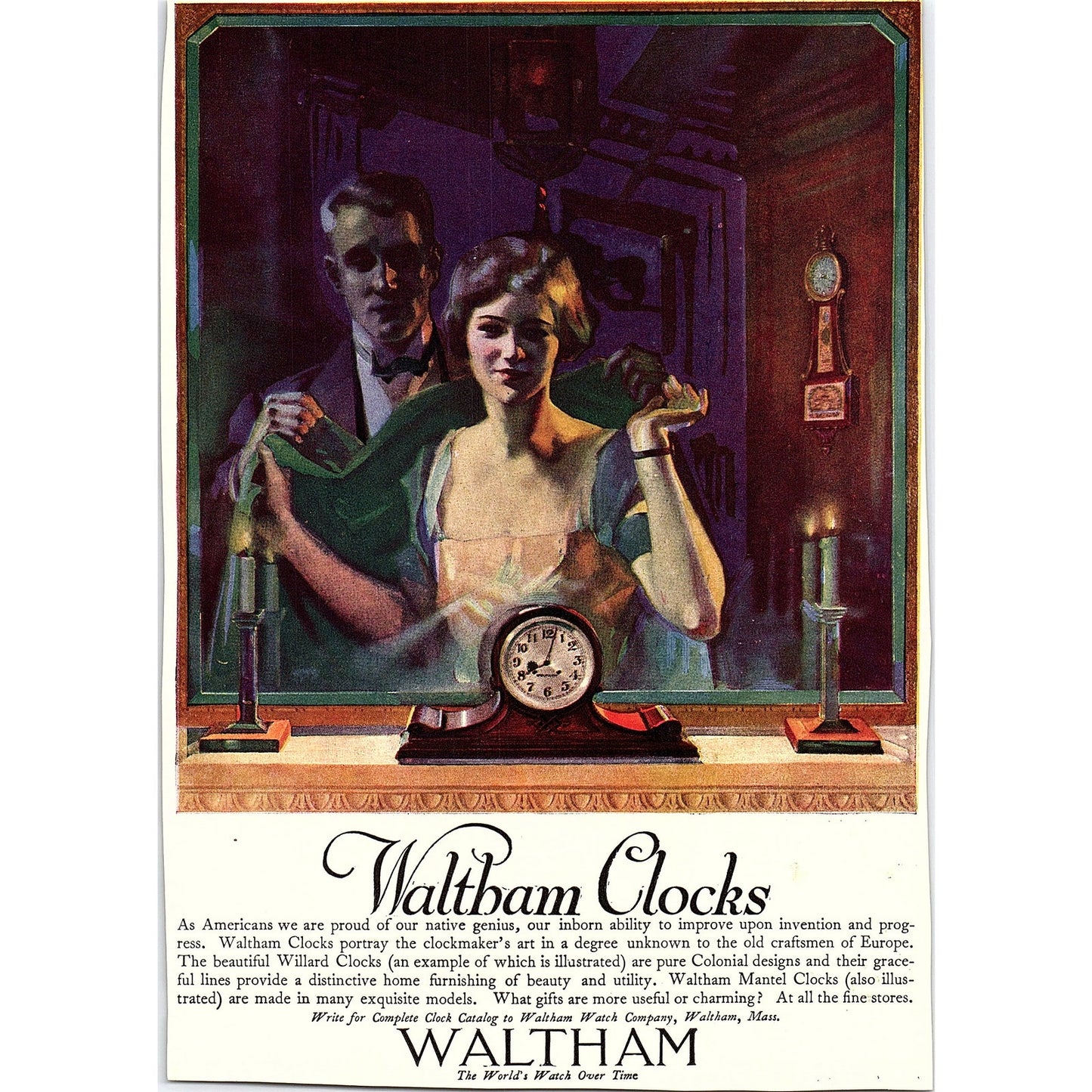 Chalmers w/ Hot Spot & Ram's Horn Chalmers Motor Car Co Detroit c1920 Ad AF8-8