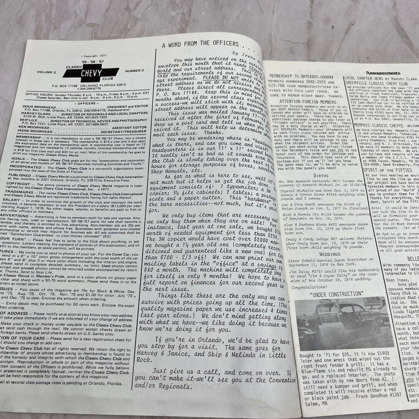 European Special - '55, '56, '57 Classic Chevy World Magazine - Feb 1977 M29