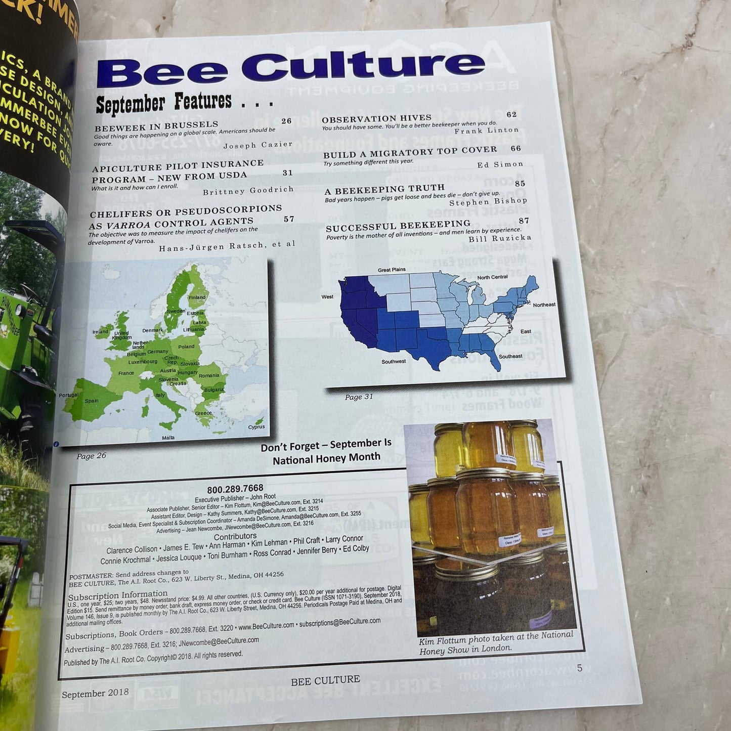 2018 Sep Bee Culture Magazine Magazine - Magazine of American Beekeeping M7
