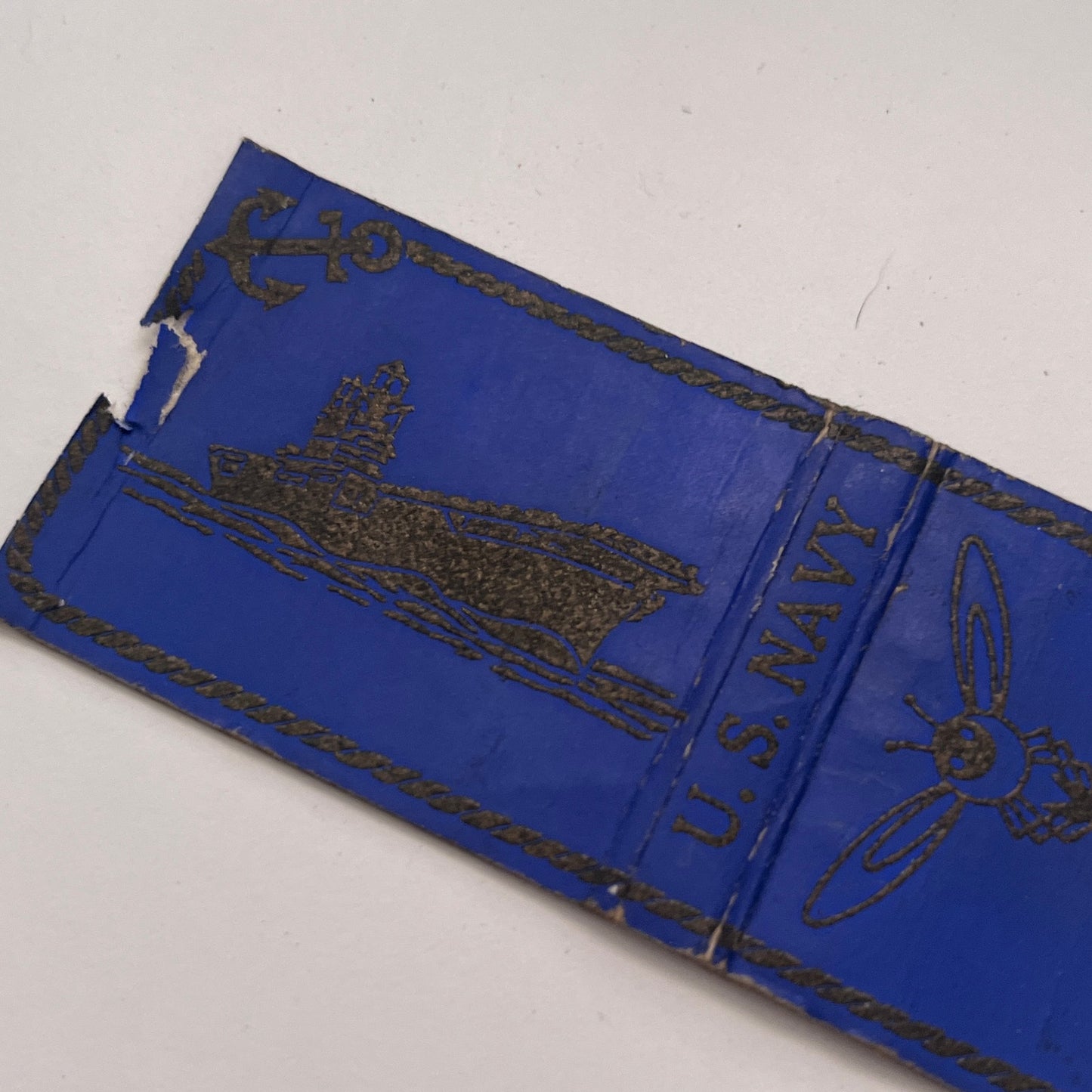 United States Navy USS Wasp Vintage Matchbook Cover TB8-MB-4