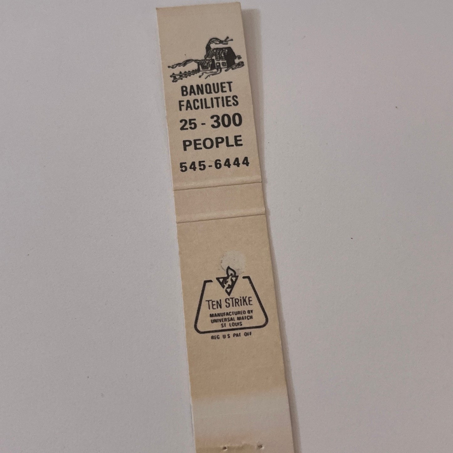 The Spaghetti House Milwaukee WI Vintage Matchbook TB6-MB2-9