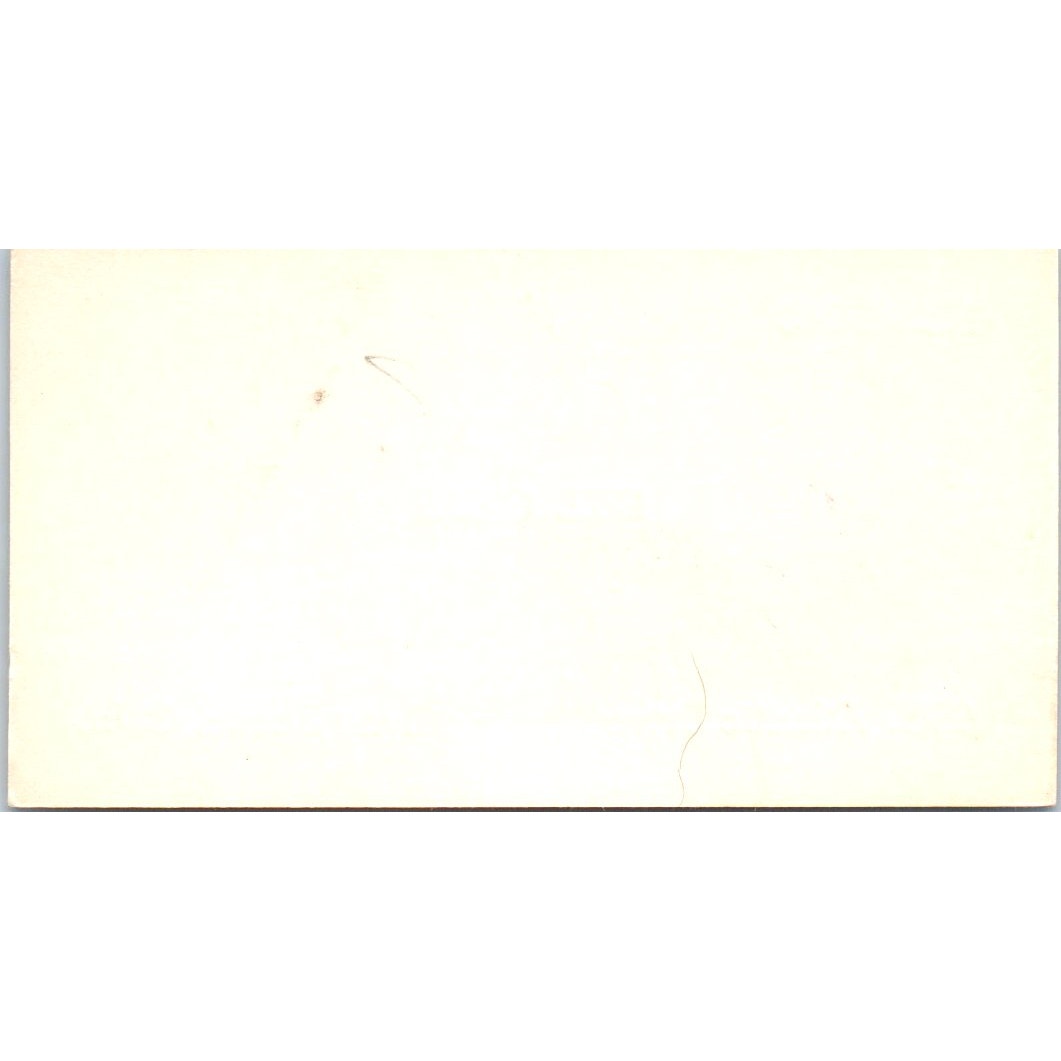Bill Geiss 6969 Atlantic Drive Long Beach CA Vintage Business Card SD8-B16