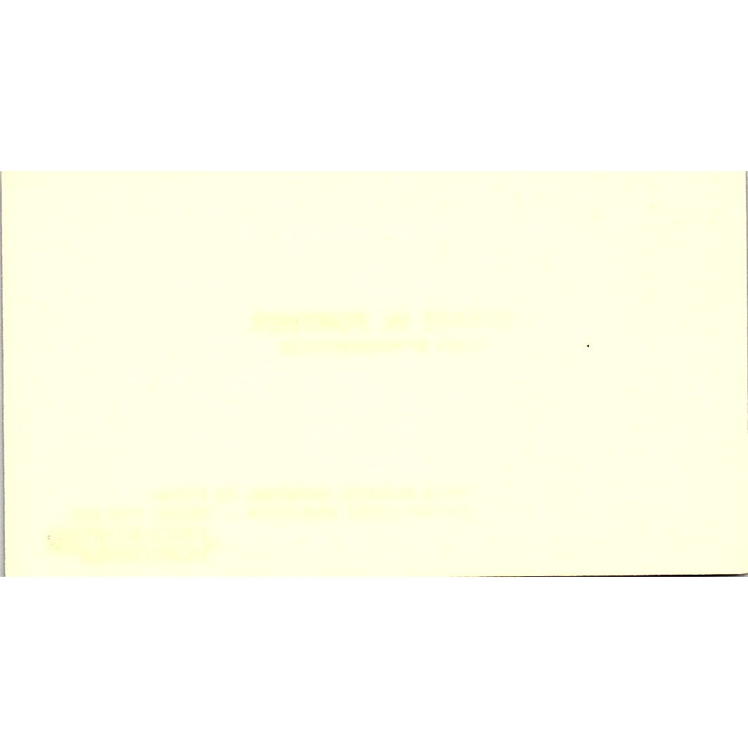 Columbia Scientific Lee Roy Grimes Houston Texas Vintage Business Card SB4-B9