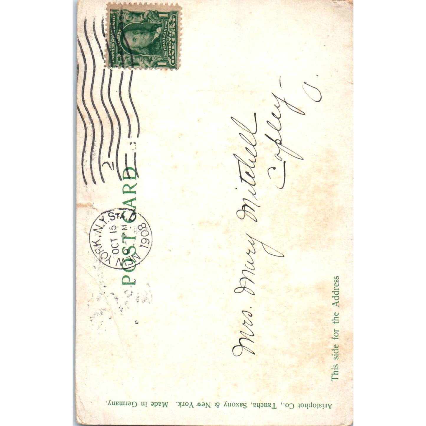 1908 Dr. Parkhurst's Old and New Church New York Postcard PD3