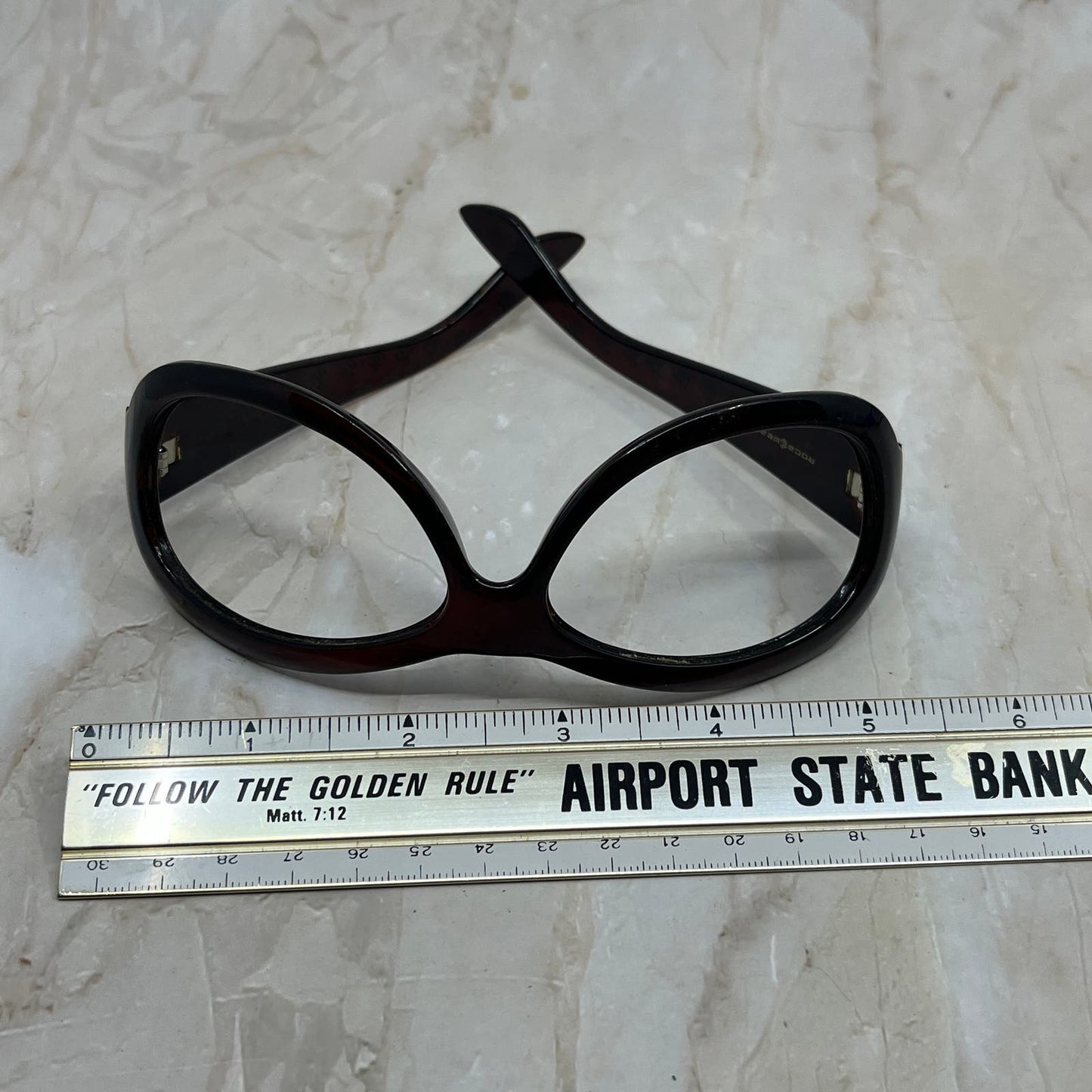Retro Rocawear Thick Frame Oversize Sunglasses Eyeglasses Frames TD7-G8-4