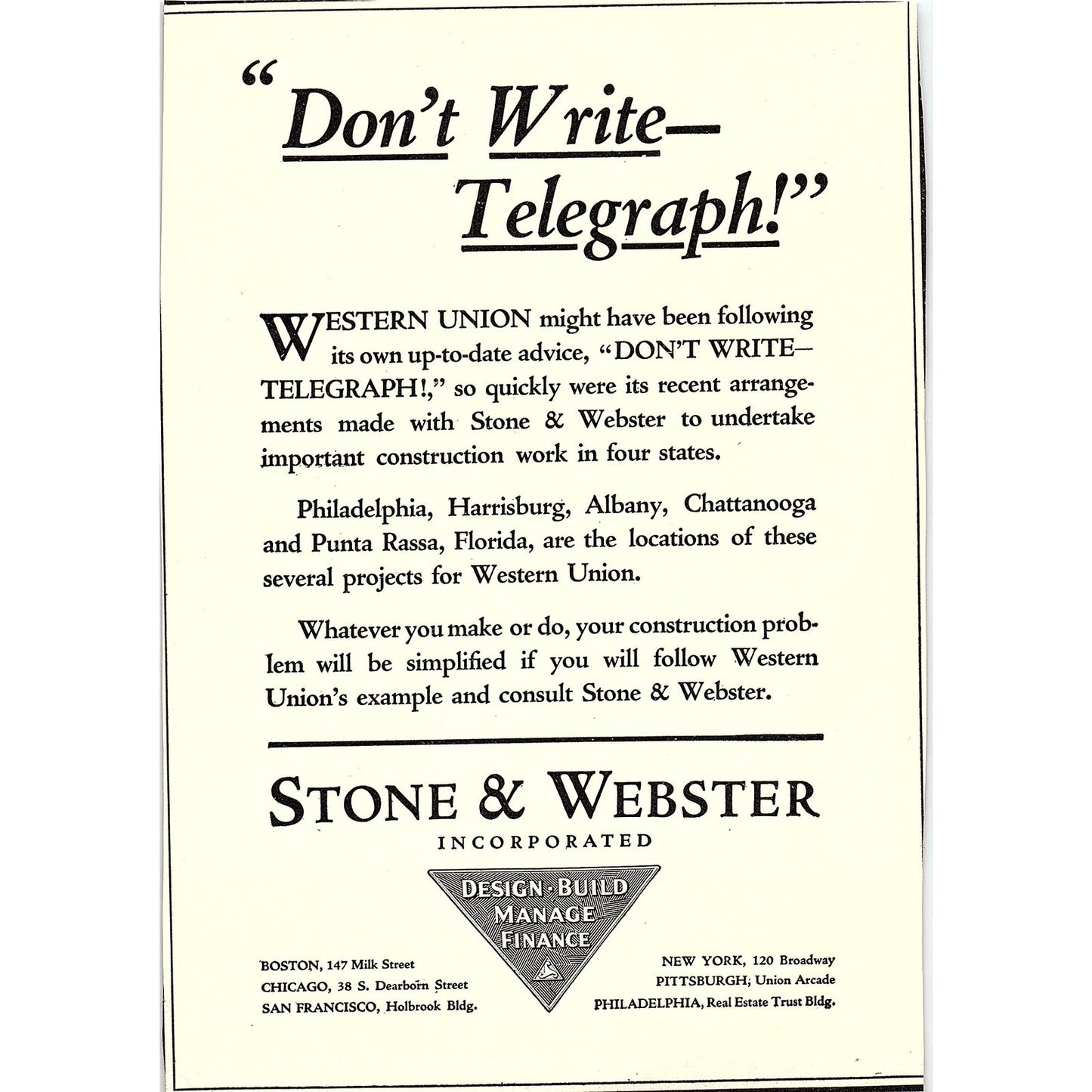 Welte Philharmonic Residence Pipe Organ 53rd Street New York NY c1920 Ad AF8-8