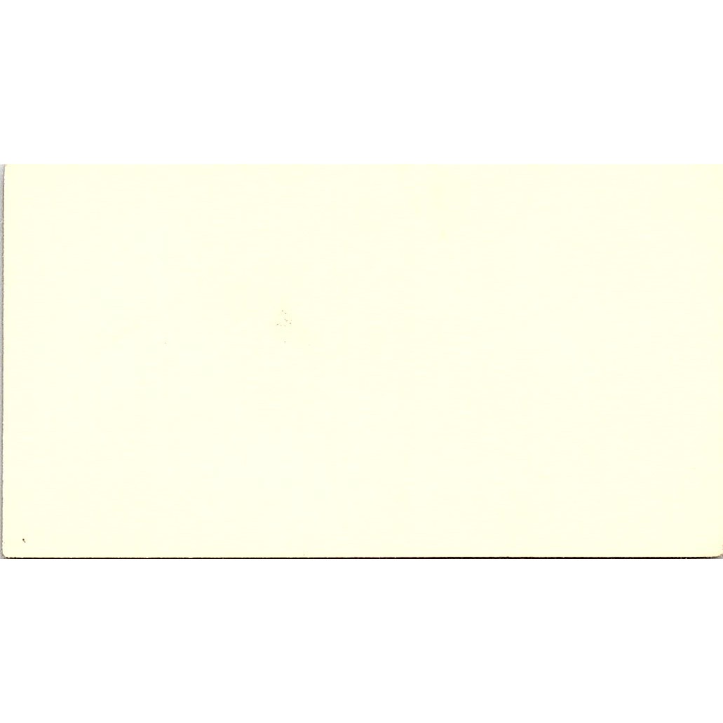 Joe Woods Excelsior Canvas Headquarters Anaheim CA Vintage Business Card SE3-B12