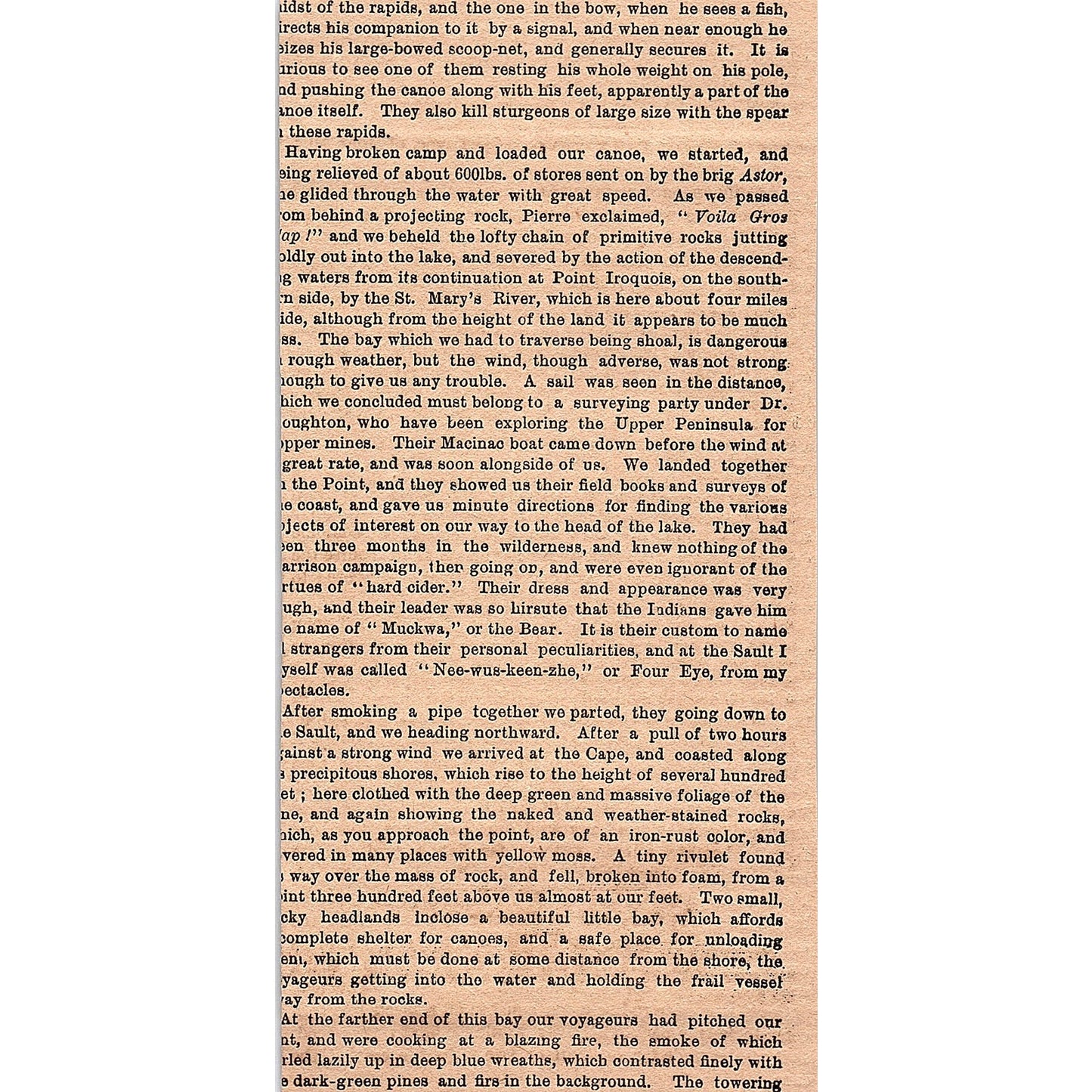 Weight of Salmon Rods - John Morland Esq of Montreal Canada 1878 Article AG2-7