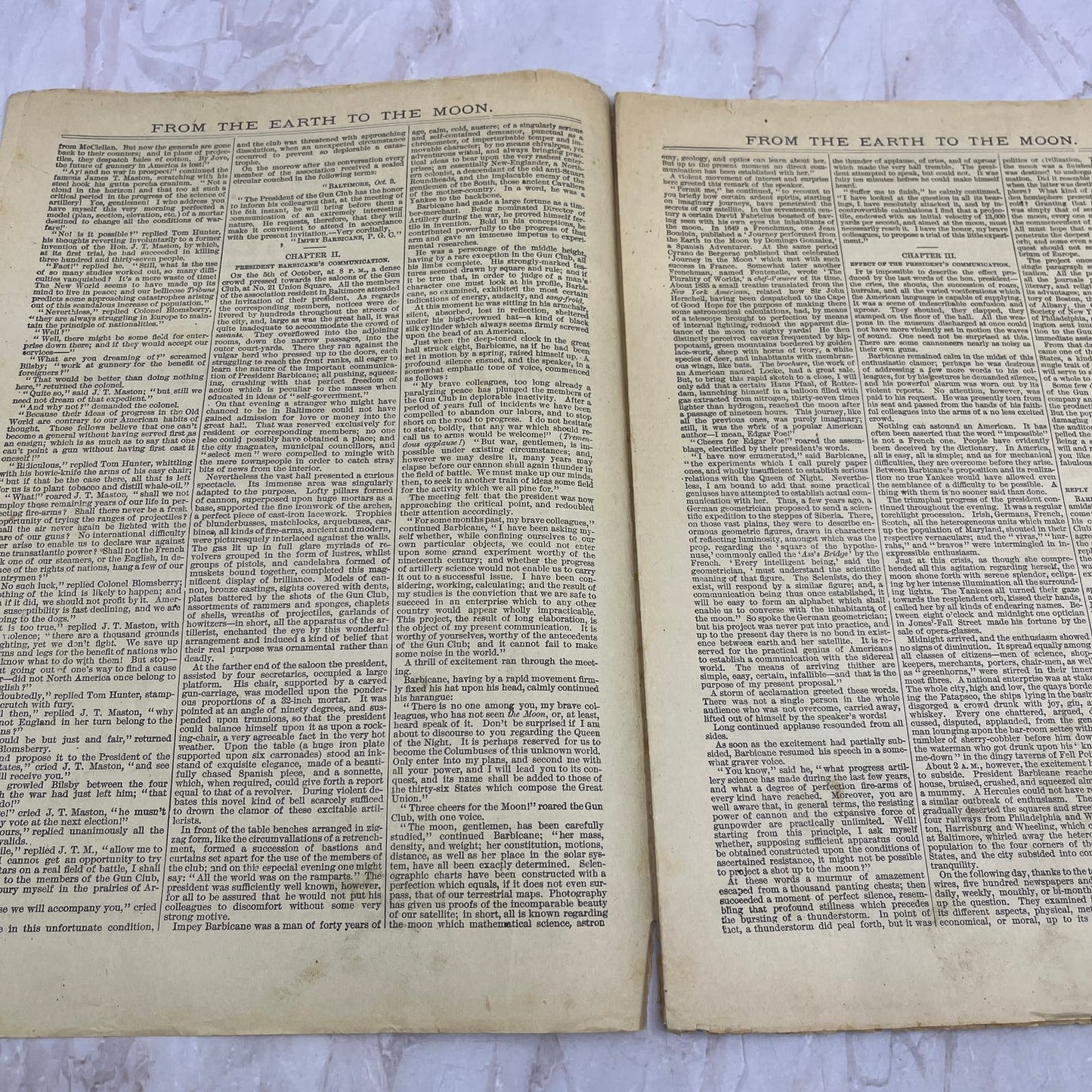 June 15 1889 The Leisure Hour Library - From the Earth to the Moon TG8-Z