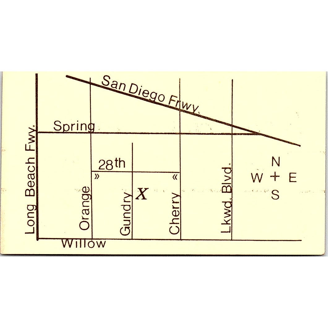 Modesto & Randal Vigil Leon Jenkins Signal Hill Auto Body Business Card SE3-B14