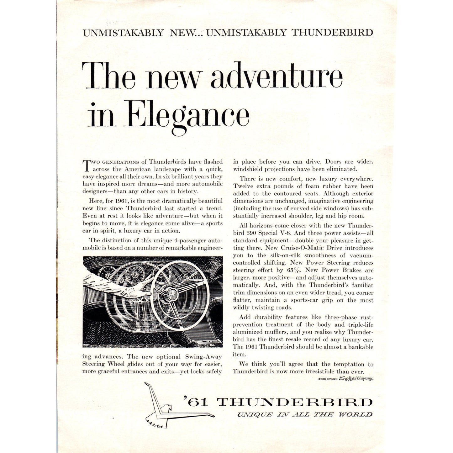 1960s Chance Vought Aeronautics Division Dallas Texas - Vintage Magazine Ad D20