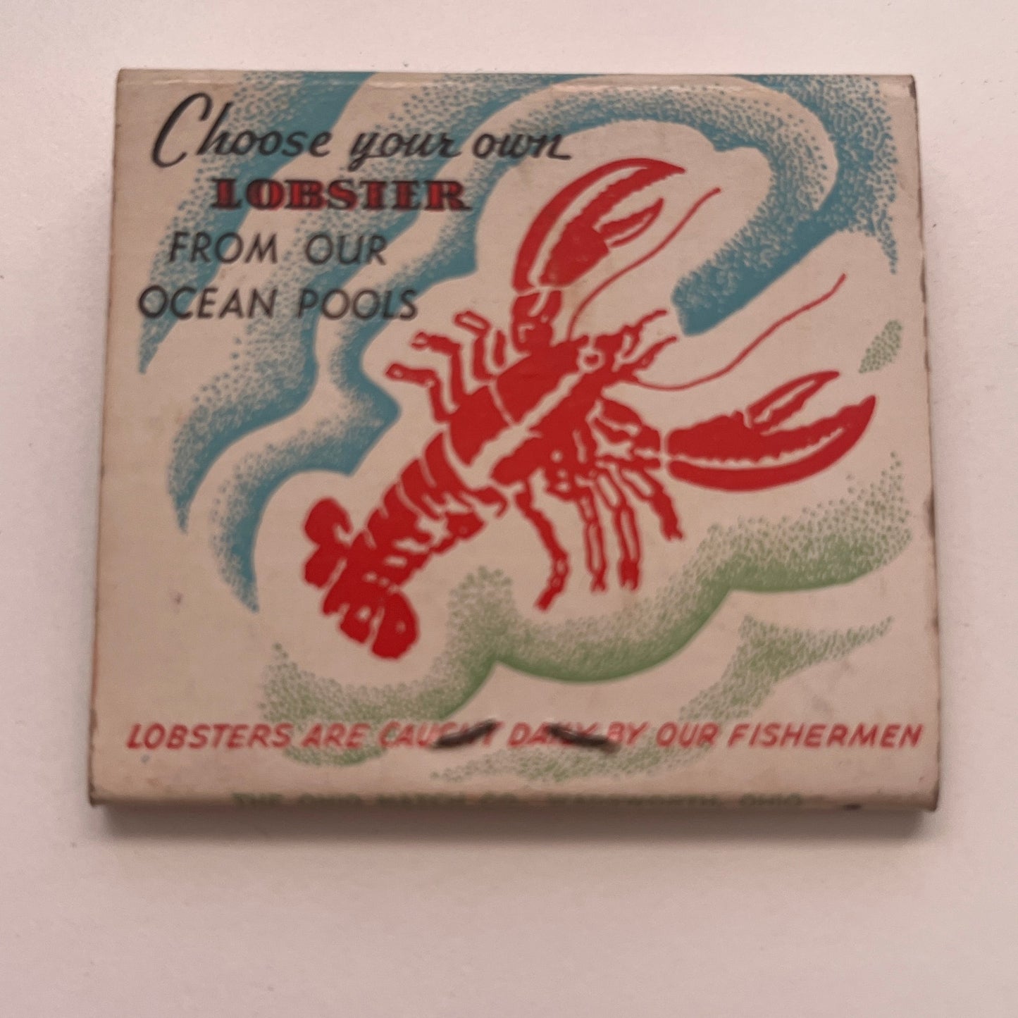 Hugo's-Kimball's Restaurant Cohasset Harbor MA Vintage Matchbook Cover TB8-MB2-9