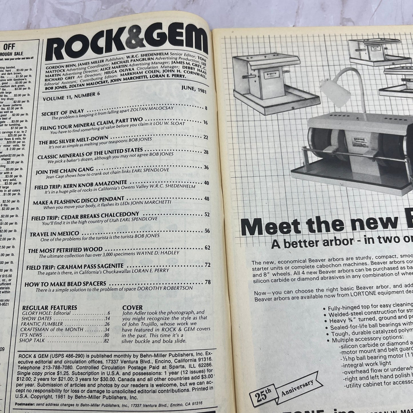 The Great Silver Meltdown Secrets of Inlay - Rock & Gem Magazine - Jun 1981 M24