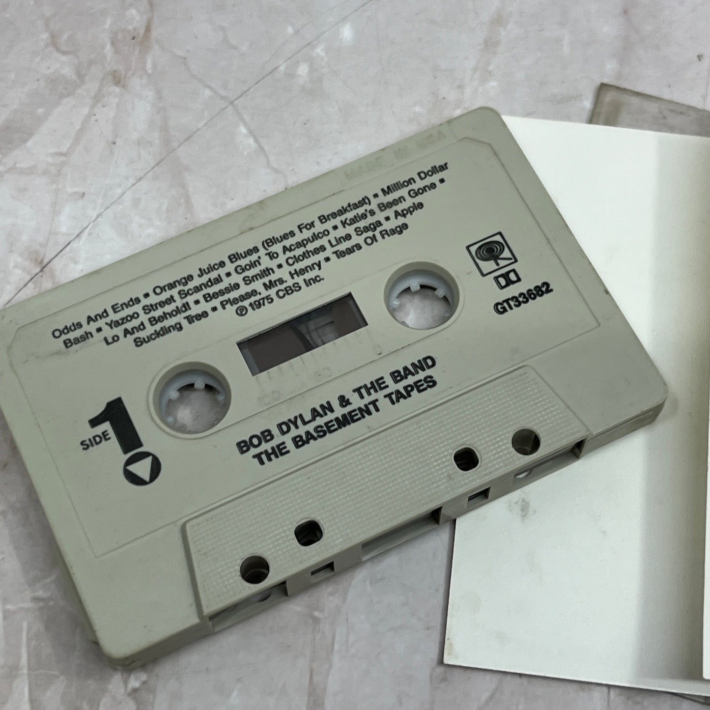 Bob Dylan and the Band The Basement Tapes Cassette Tape Ti5-CT1