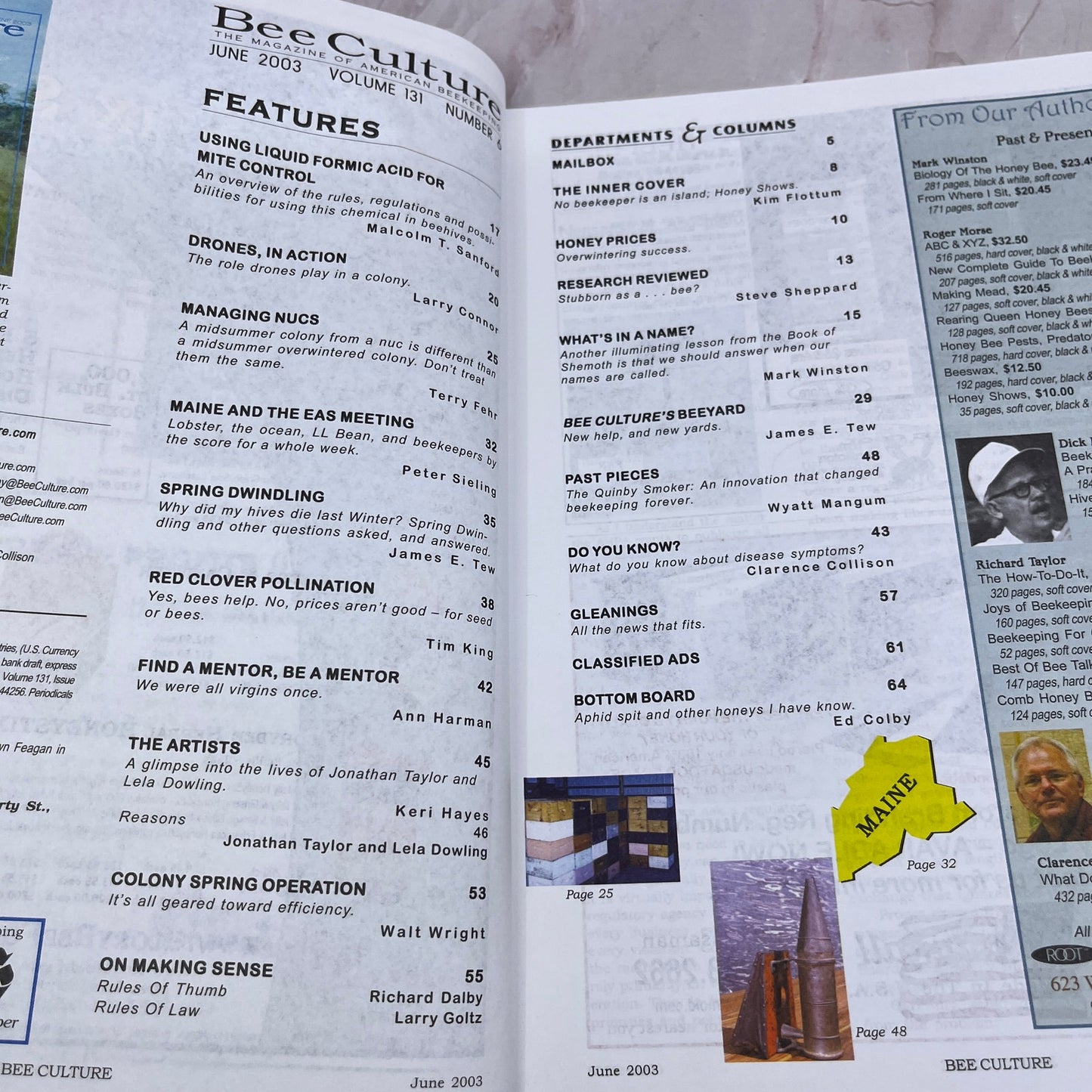 2003 June - Bee Culture Magazine - Bees Beekeeping Honey M32