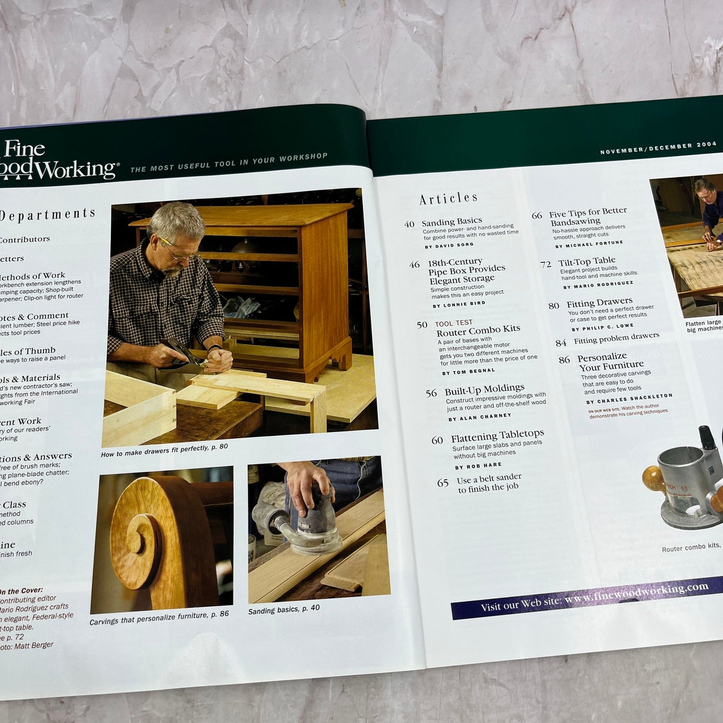 Tilt-Top Table - Dec 2004 No 173 - Taunton's Fine Woodworking Magazine M34