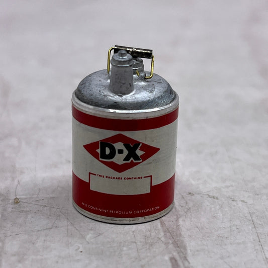 Vintage Miniature Metal D-X Motor Oil Can Model Toy SF5