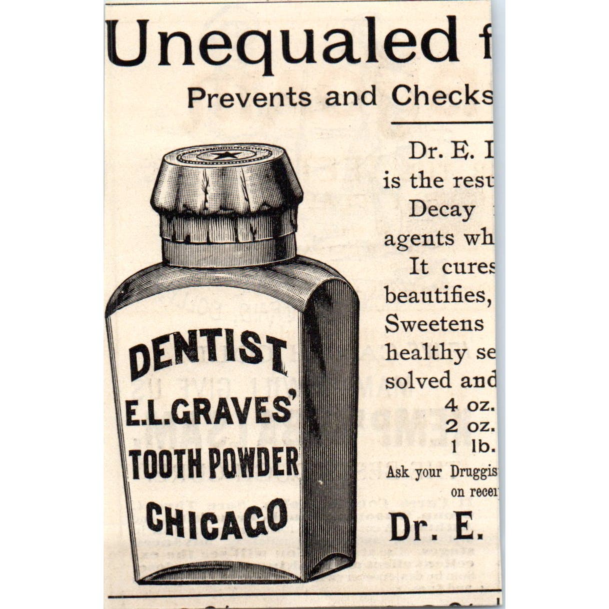 Mama Will Give Us Kemp's Balsam Cough Cure c1890 Victorian Ad AE8-CH7