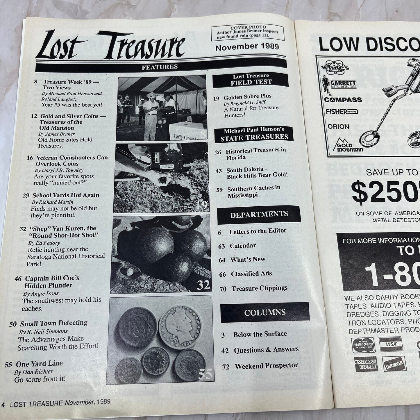 1989 Nov - Lost Treasure Magazine - Treasure Hunting Gold Prospecting M14