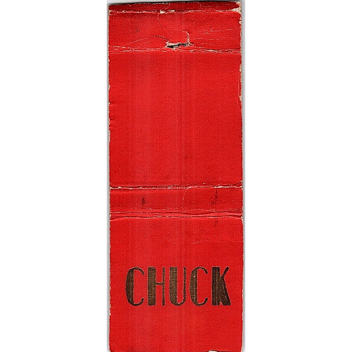 "Chuck" Monogram Personalized Vintage Matchbook Cover SF3-Y1