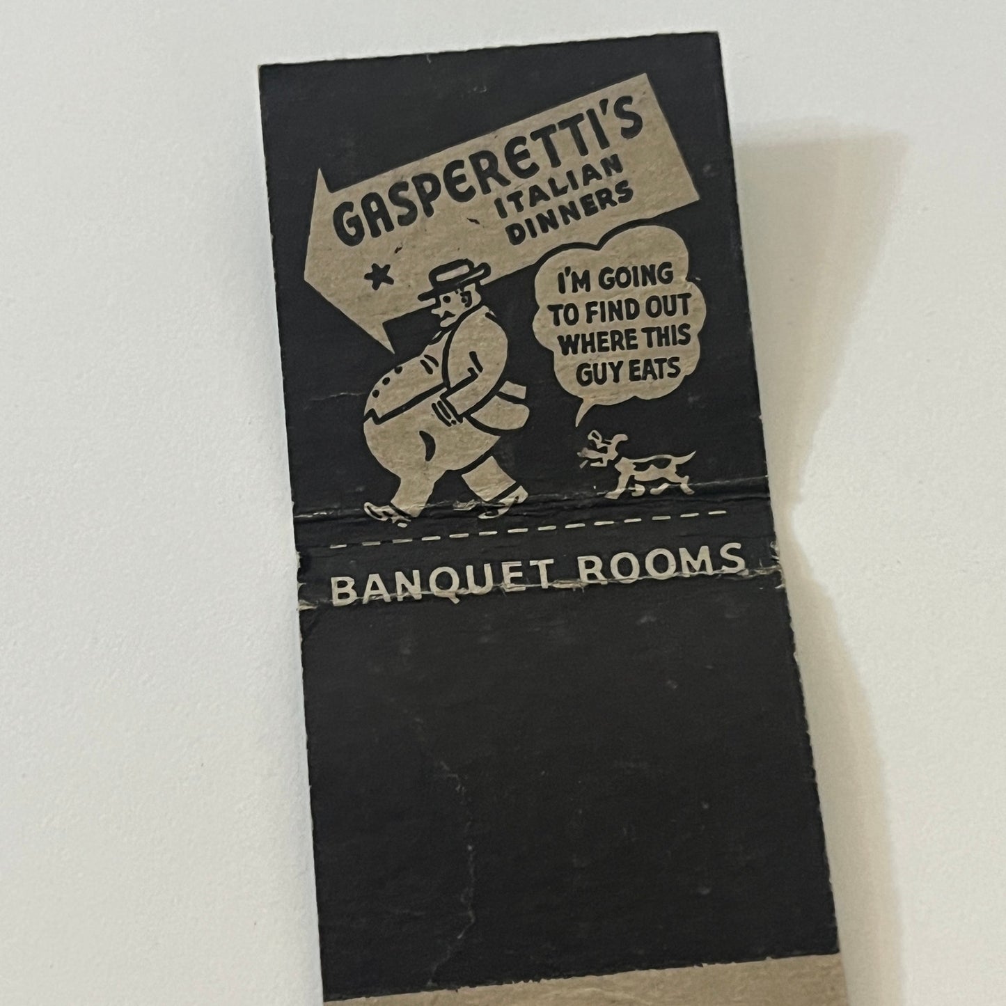 Gasperetti's Italian Dinners Yakima Washington Vintage Matchbook TB6-MB2-6