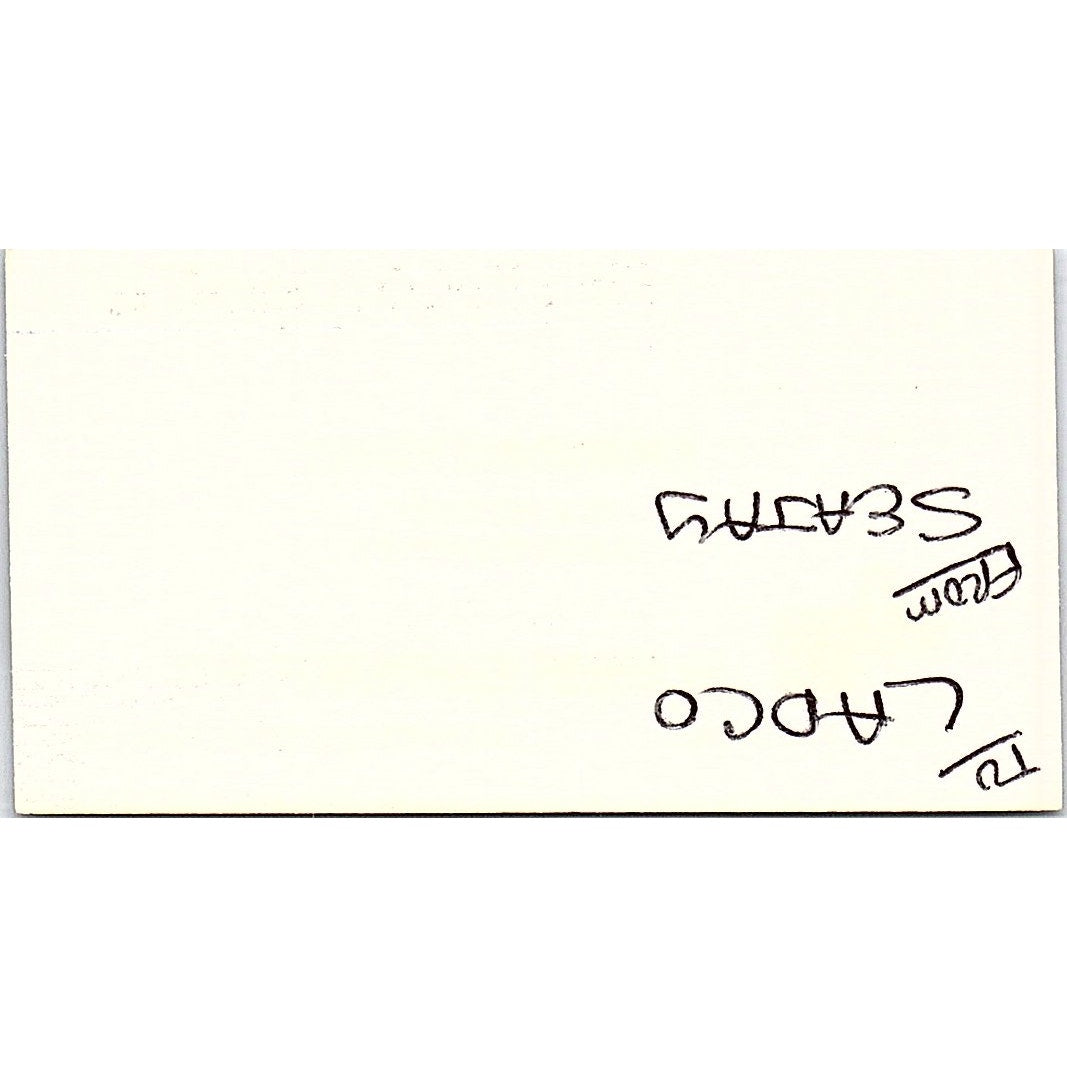 Kimberley Ortega First Heights Bank Houston Vintage Business Card SD9-B7