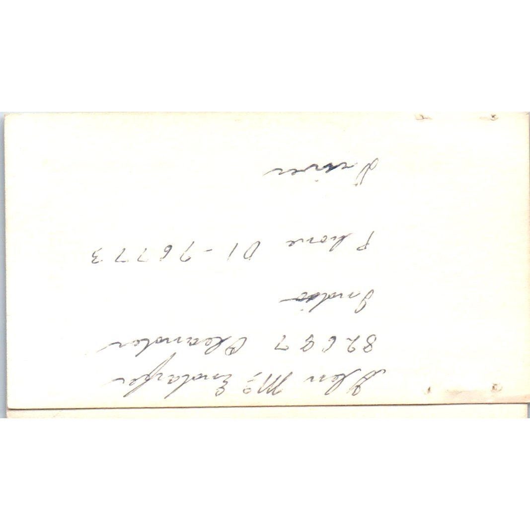 Quality Asphalt Coatings Inc Tom Stran Paramount CA Vintage Business Card SD8-B3