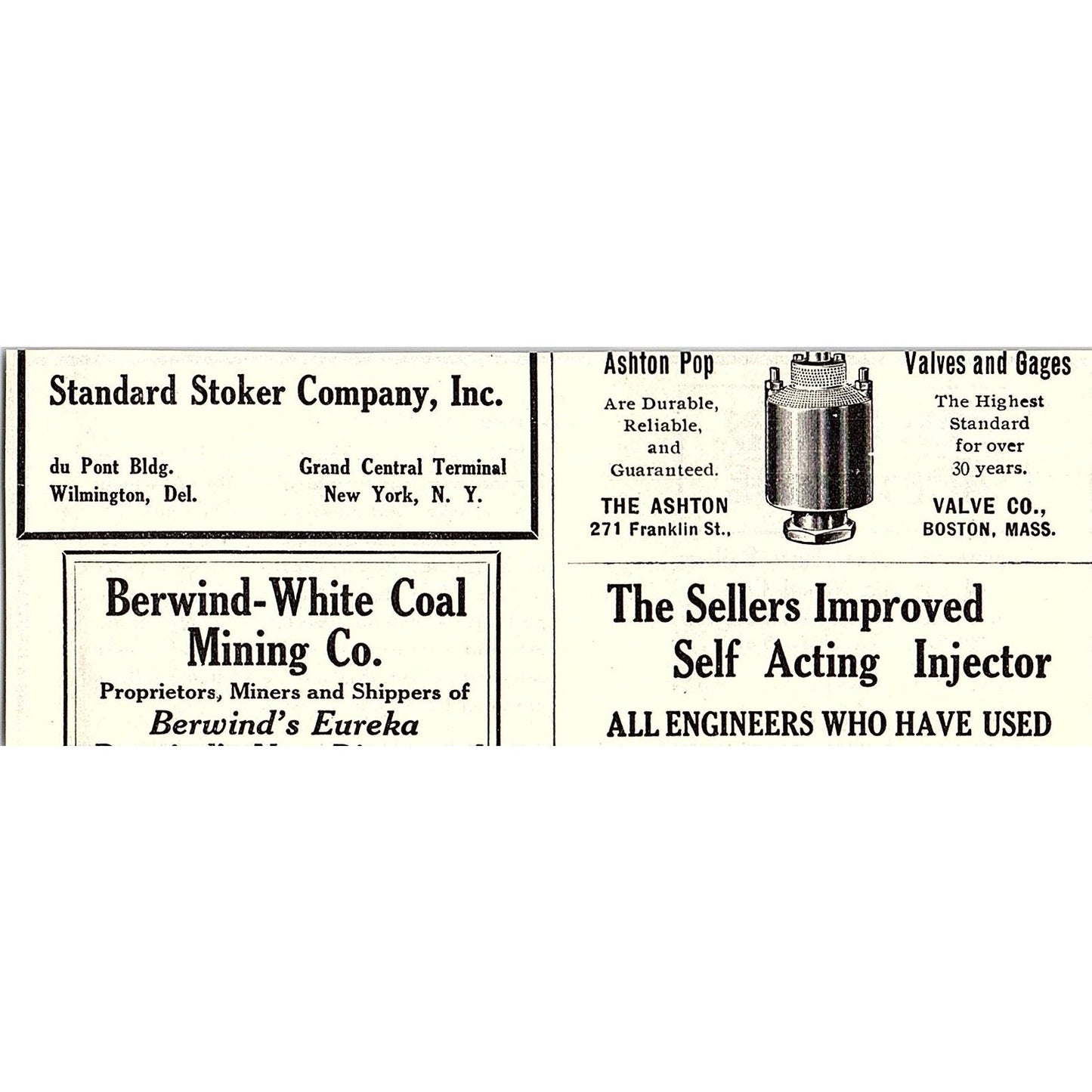 Commercial Acetylene Railway Co AGA Dalen & Commercial Systems 1914 Ad AF3-10