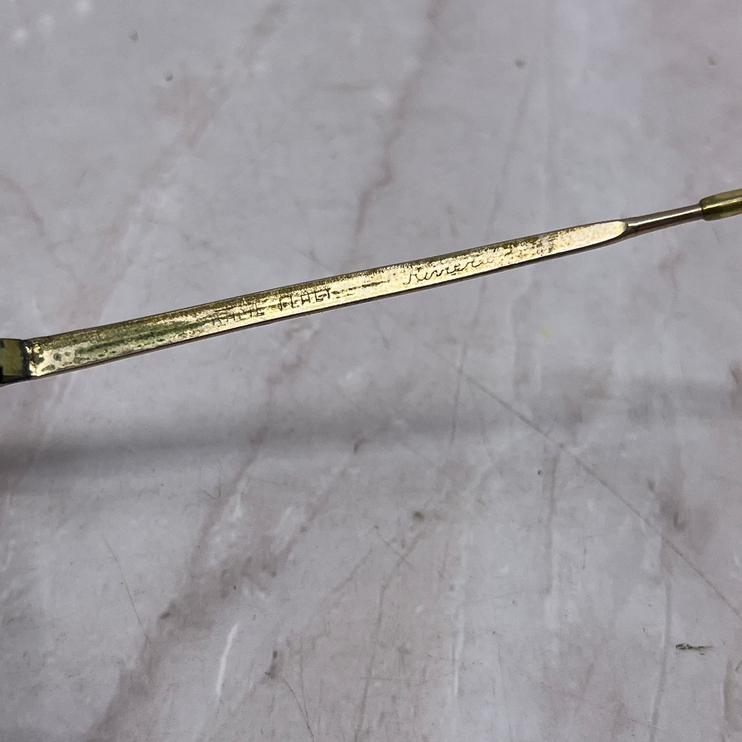 Retro Oval Metal Gold Tone Wire Rim Glasses Eyeglasses Frames TF4-G1-2