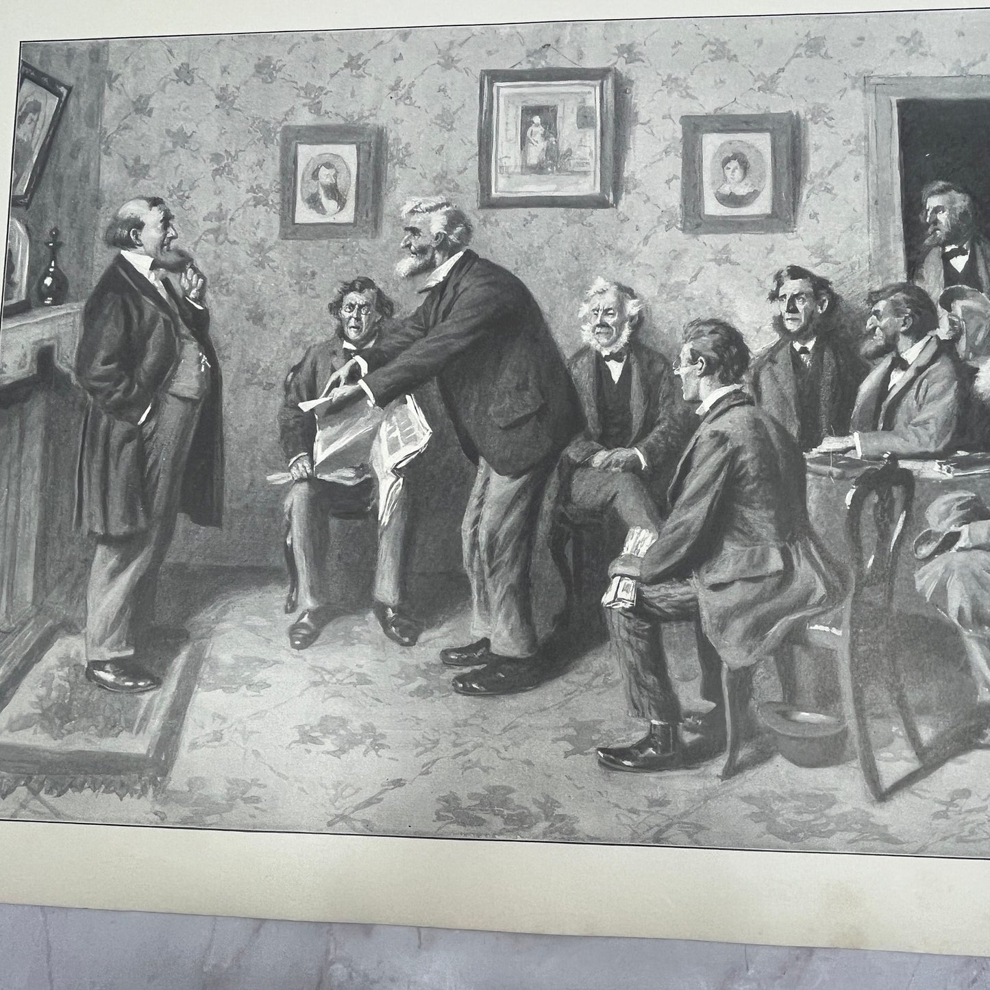 His Constituents - Original 1904 A.B. Frost Art Print V14-3